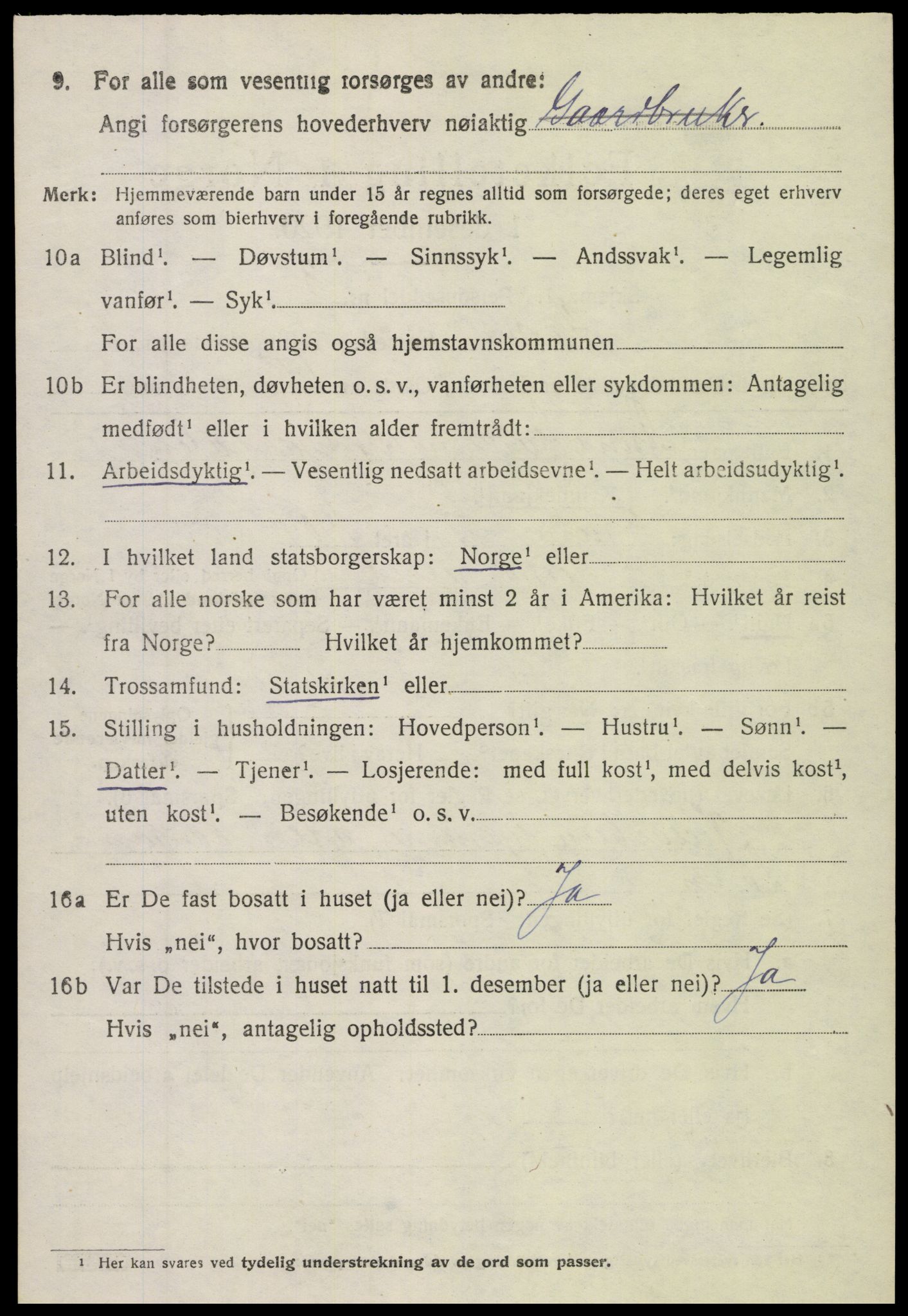 SAH, Folketelling 1920 for 0539 Torpa herred, 1920, s. 4026