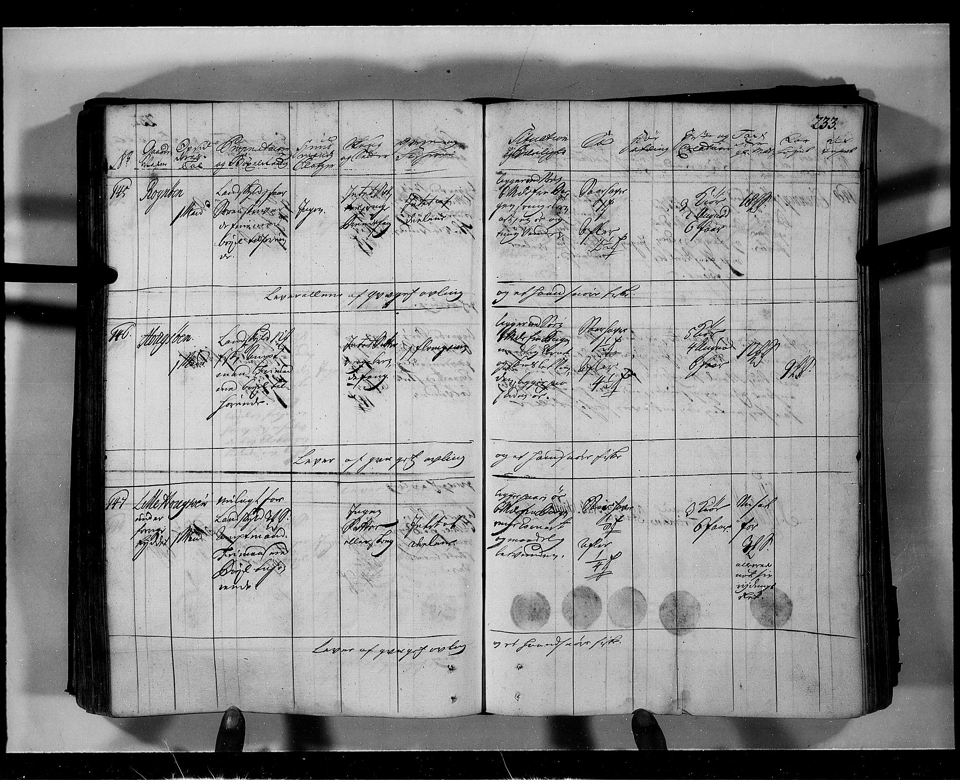 Rentekammeret inntil 1814, Realistisk ordnet avdeling, RA/EA-4070/N/Nb/Nbf/L0139: Nordhordland eksaminasjonsprotokoll, 1723, s. 241