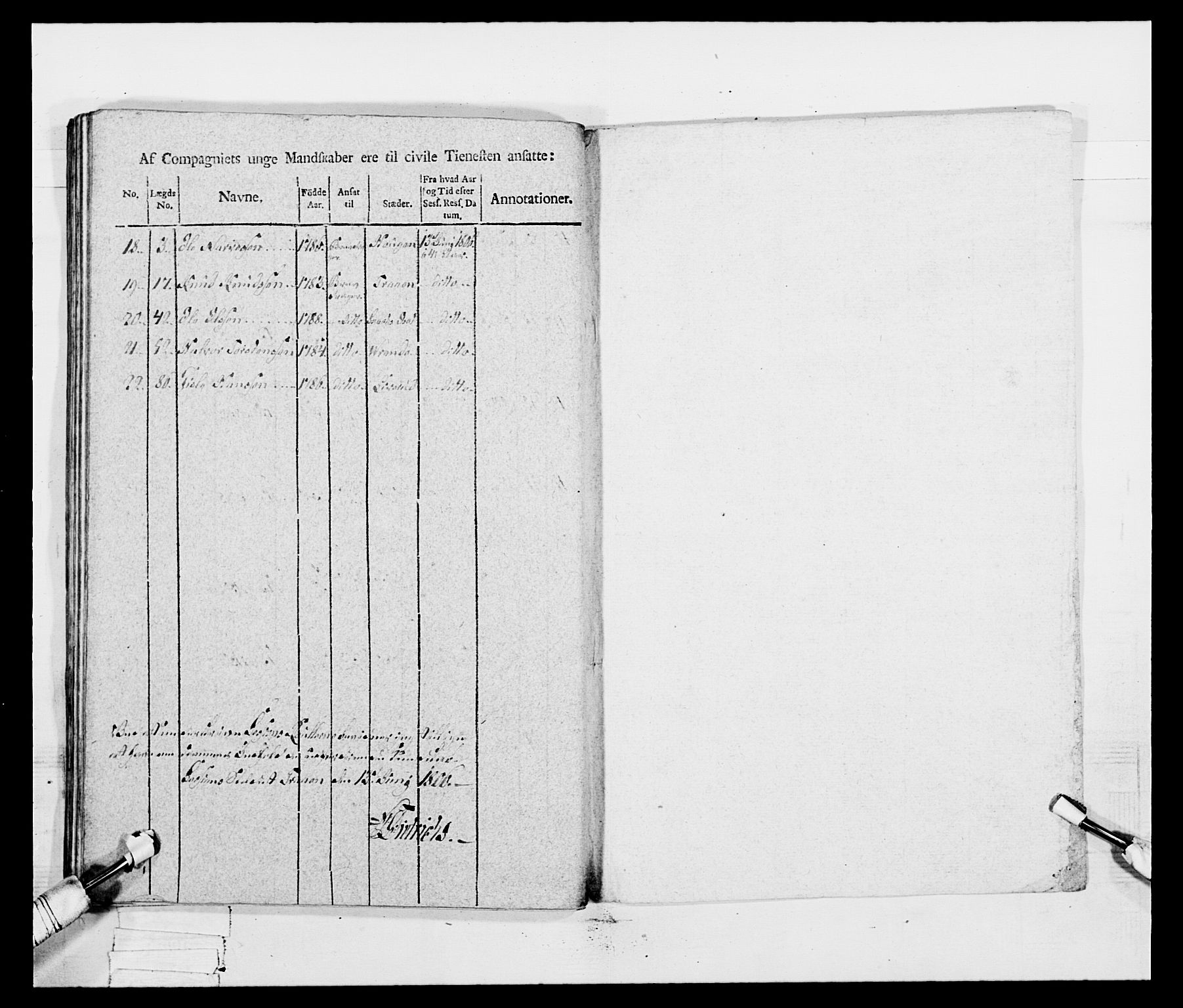 Generalitets- og kommissariatskollegiet, Det kongelige norske kommissariatskollegium, AV/RA-EA-5420/E/Eh/L0047: 2. Akershusiske nasjonale infanteriregiment, 1791-1810, s. 302