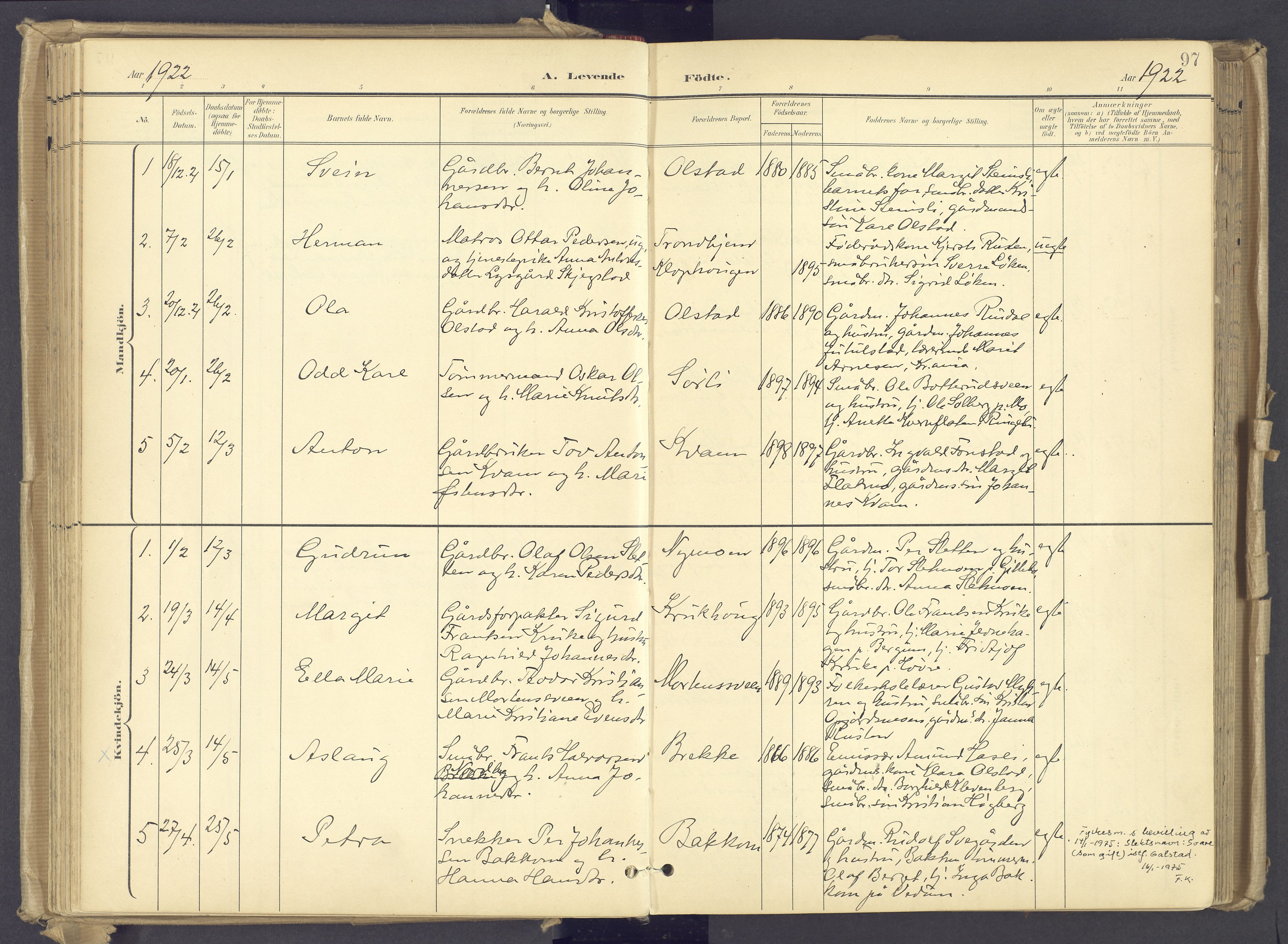 Øyer prestekontor, AV/SAH-PREST-084/H/Ha/Haa/L0012: Ministerialbok nr. 12, 1897-1920, s. 97