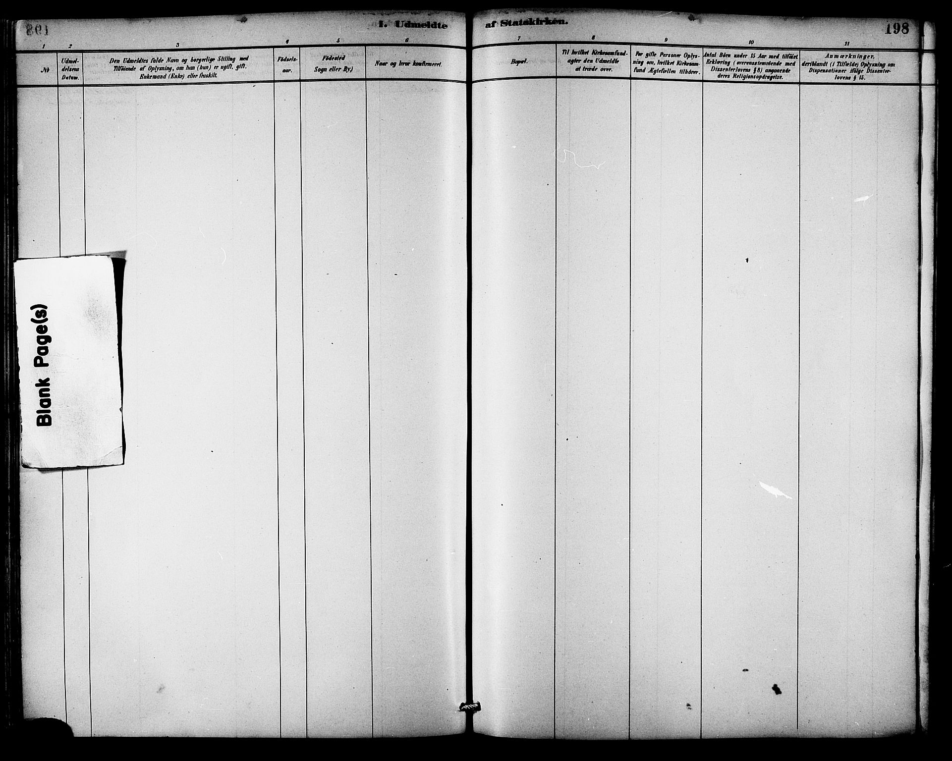 Ministerialprotokoller, klokkerbøker og fødselsregistre - Nordland, AV/SAT-A-1459/892/L1320: Ministerialbok nr. 892A01, 1886-1901, s. 198