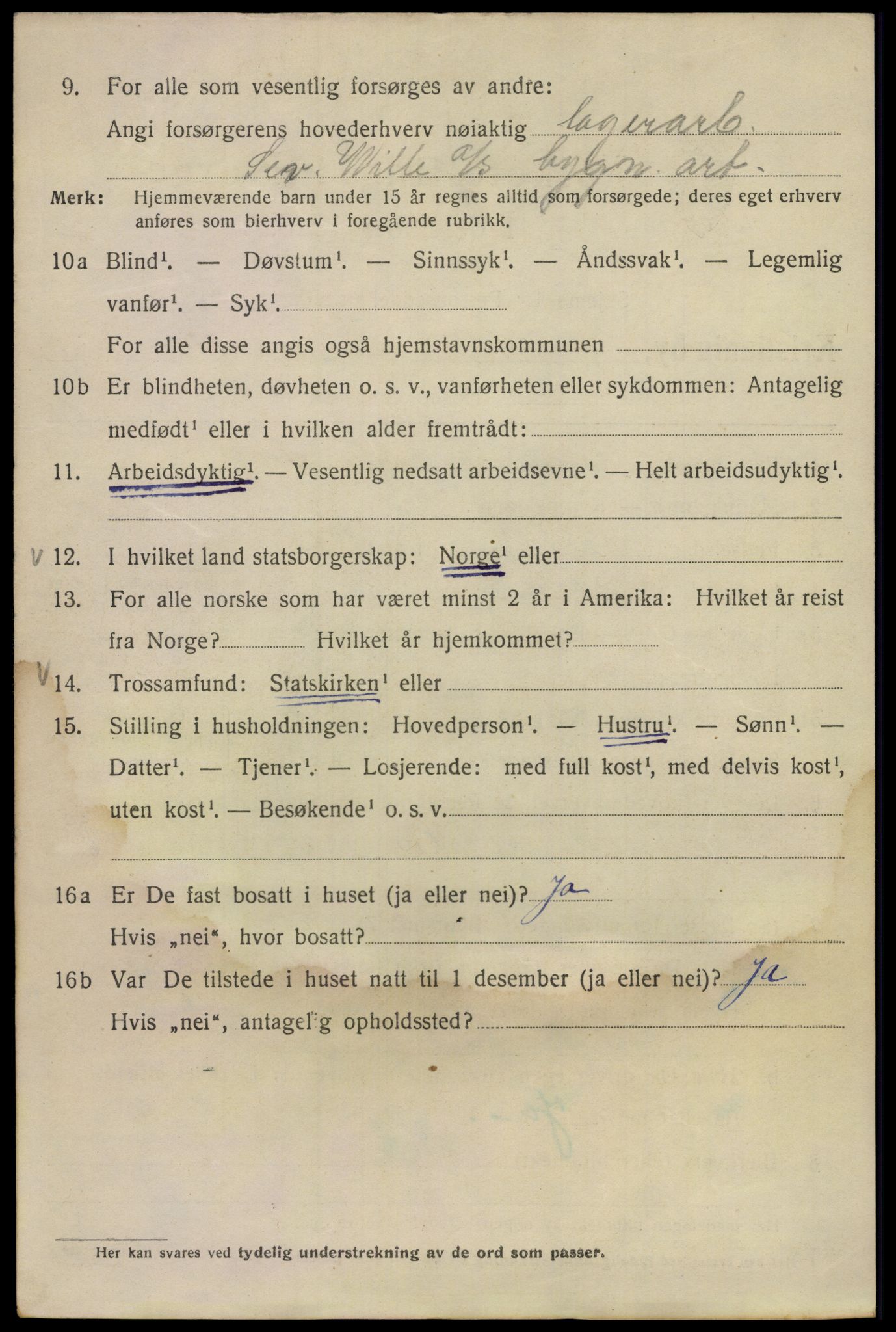 SAO, Folketelling 1920 for 0301 Kristiania kjøpstad, 1920, s. 366230