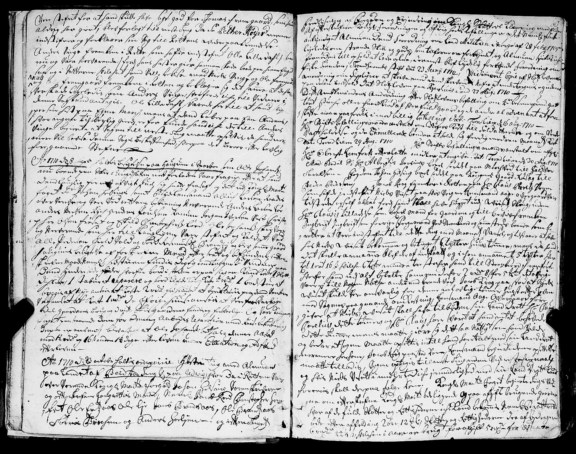 Inderøy sorenskriveri, AV/SAT-A-4147/1/1/1A/L0007: Tingbok, 1710-1720, s. 10
