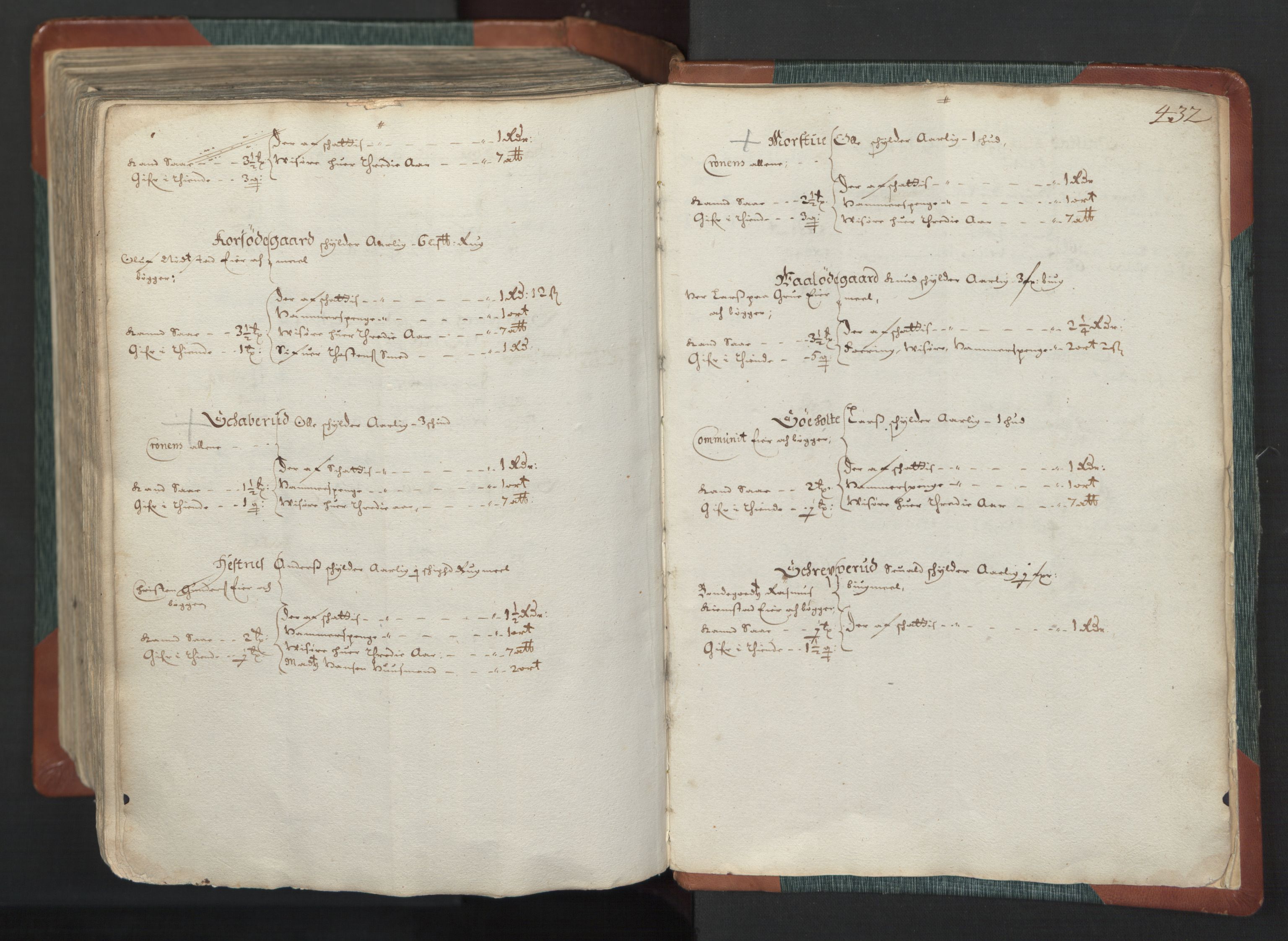 Rentekammeret inntil 1814, Realistisk ordnet avdeling, AV/RA-EA-4070/L/L0008: Oppland lagdømme. Alminnelig jordebok med skatteligning for Gudbrandsdalen og Hedemarken., 1661, s. 431b-432a