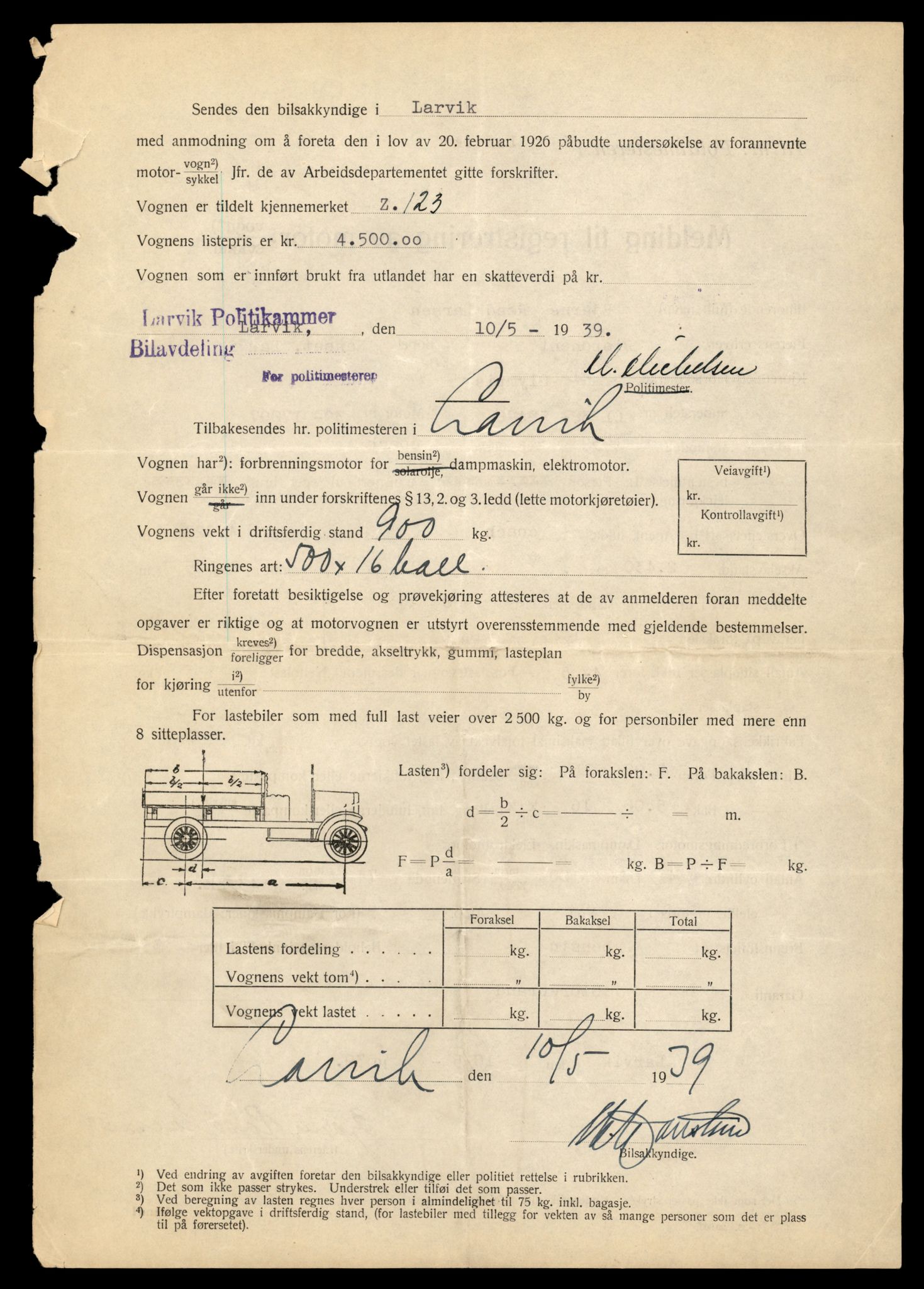 Møre og Romsdal vegkontor - Ålesund trafikkstasjon, AV/SAT-A-4099/F/Fe/L0046: Registreringskort for kjøretøy T 14445 - T 14579, 1927-1998