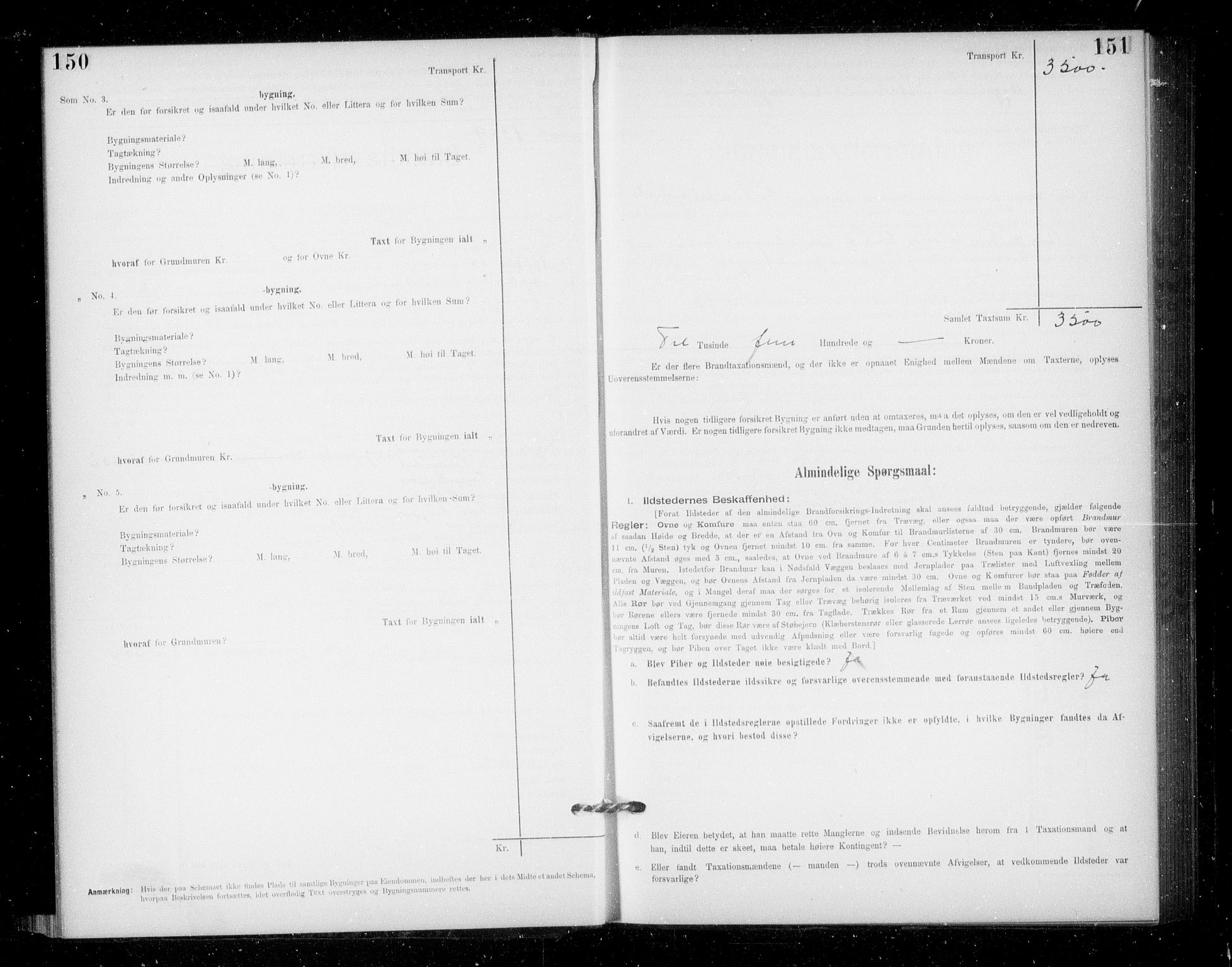 Lensmannen i Jondal, SAB/A-33101/0012/L0005: Branntakstprotokoll, skjematakst, 1894-1951, s. 150-151