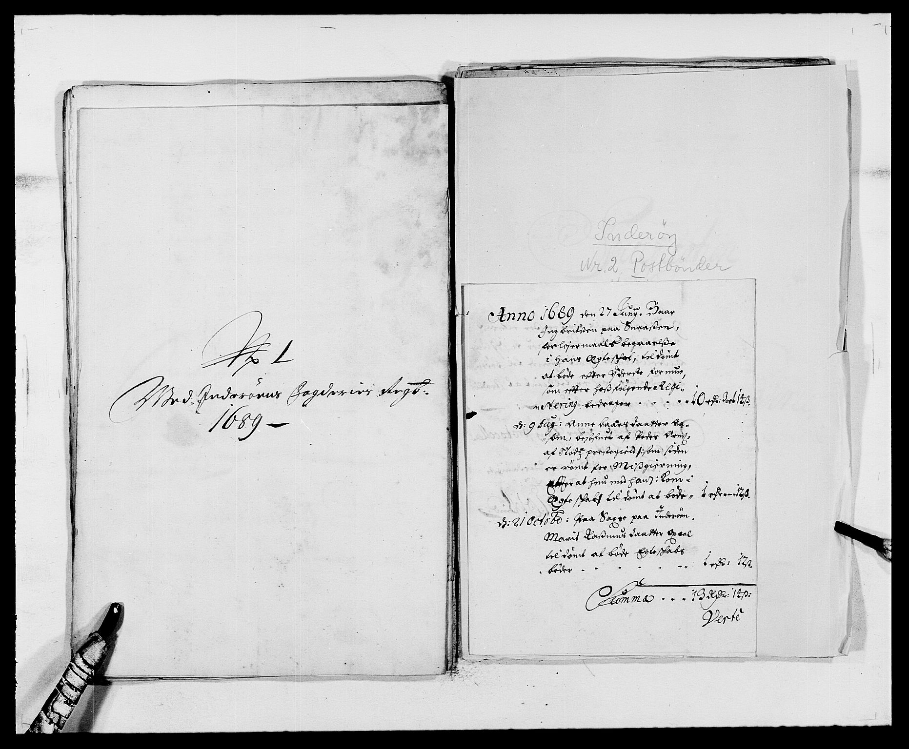 Rentekammeret inntil 1814, Reviderte regnskaper, Fogderegnskap, RA/EA-4092/R63/L4306: Fogderegnskap Inderøy, 1687-1689, s. 507