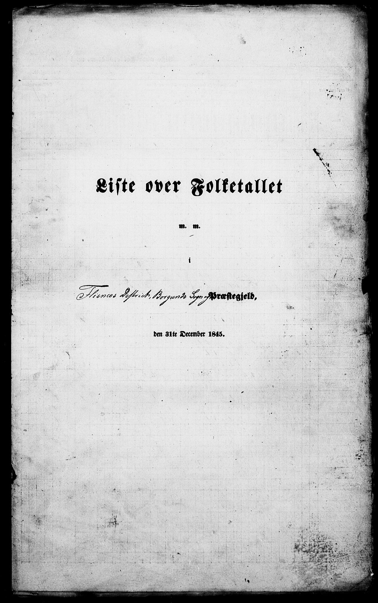 SAT, Folketelling 1845 for 1531P Borgund prestegjeld, 1845, s. 21