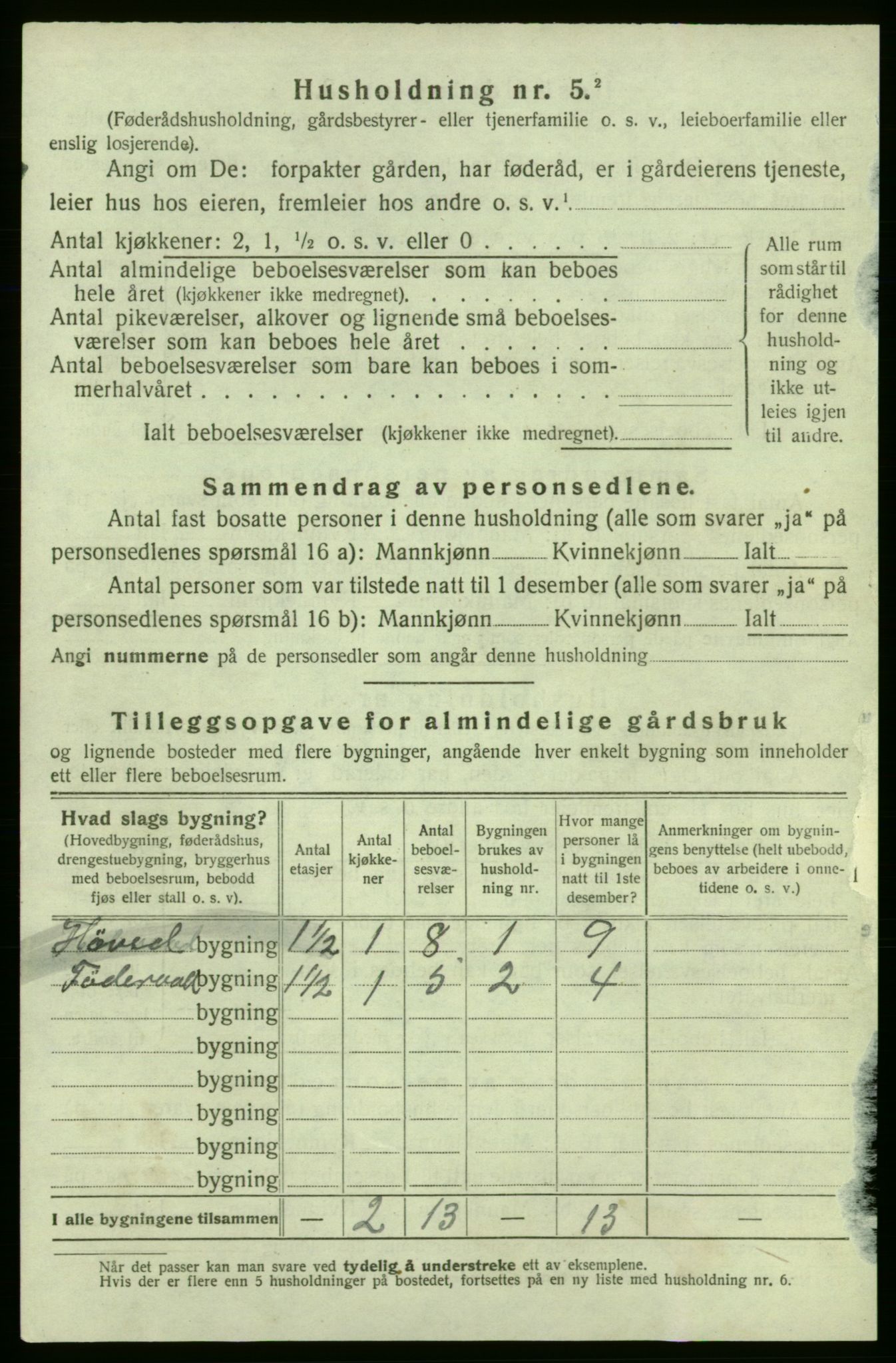 SAB, Folketelling 1920 for 1226 Strandebarm herred, 1920, s. 1048