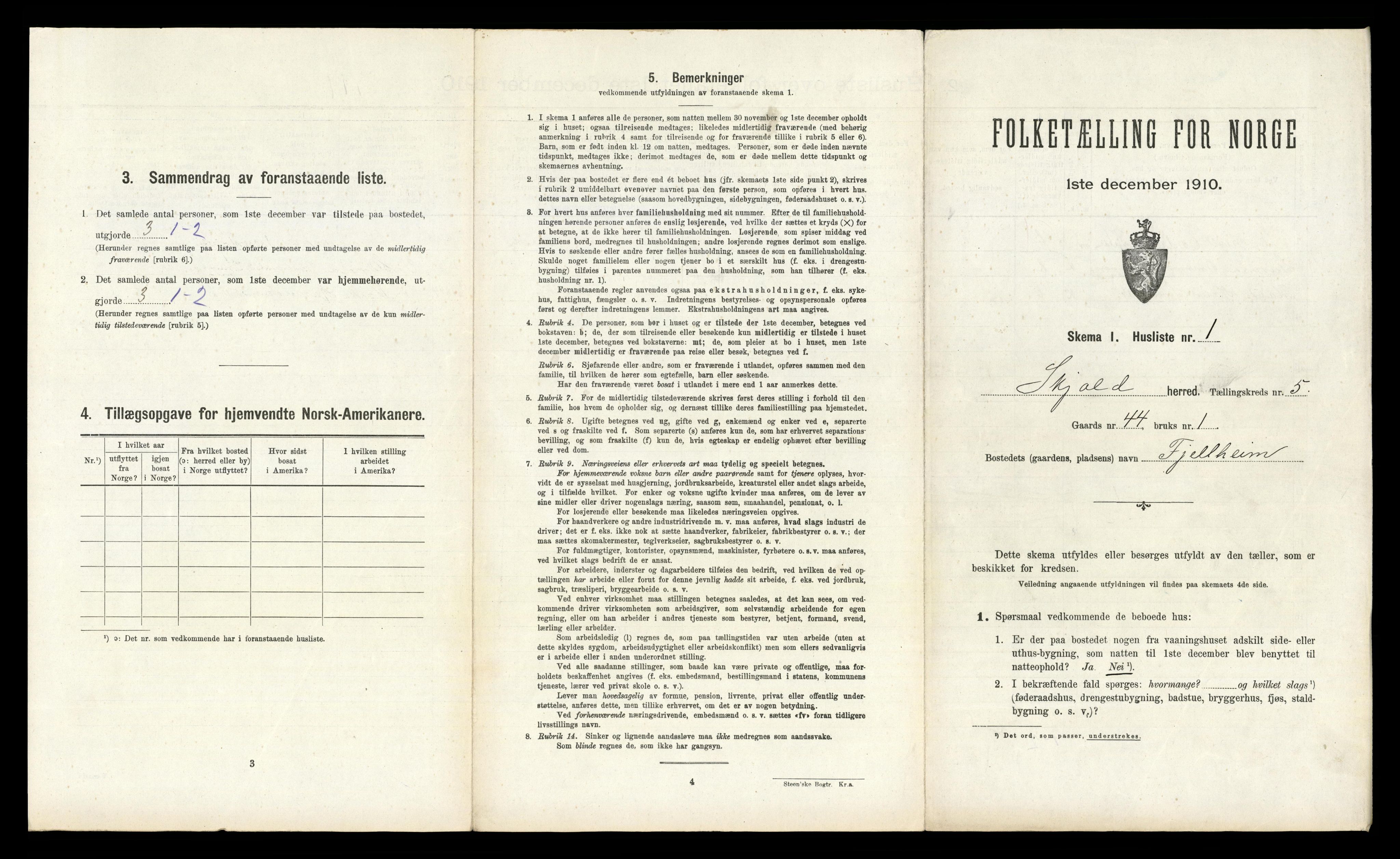 RA, Folketelling 1910 for 1154 Skjold herred, 1910, s. 452