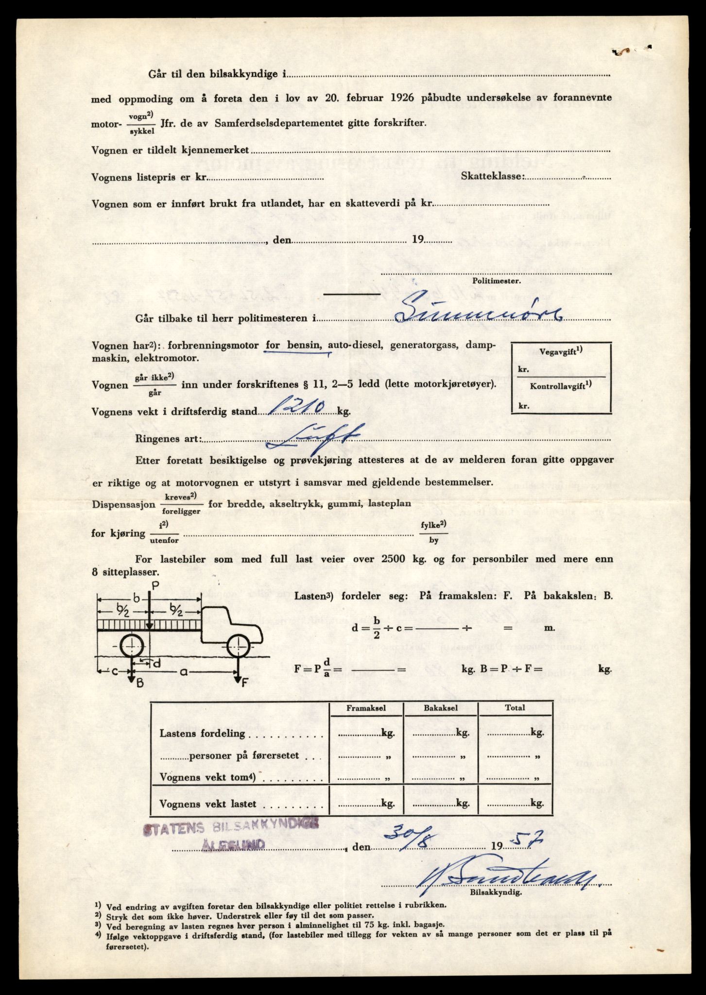 Møre og Romsdal vegkontor - Ålesund trafikkstasjon, AV/SAT-A-4099/F/Fe/L0042: Registreringskort for kjøretøy T 13906 - T 14079, 1927-1998, s. 1420