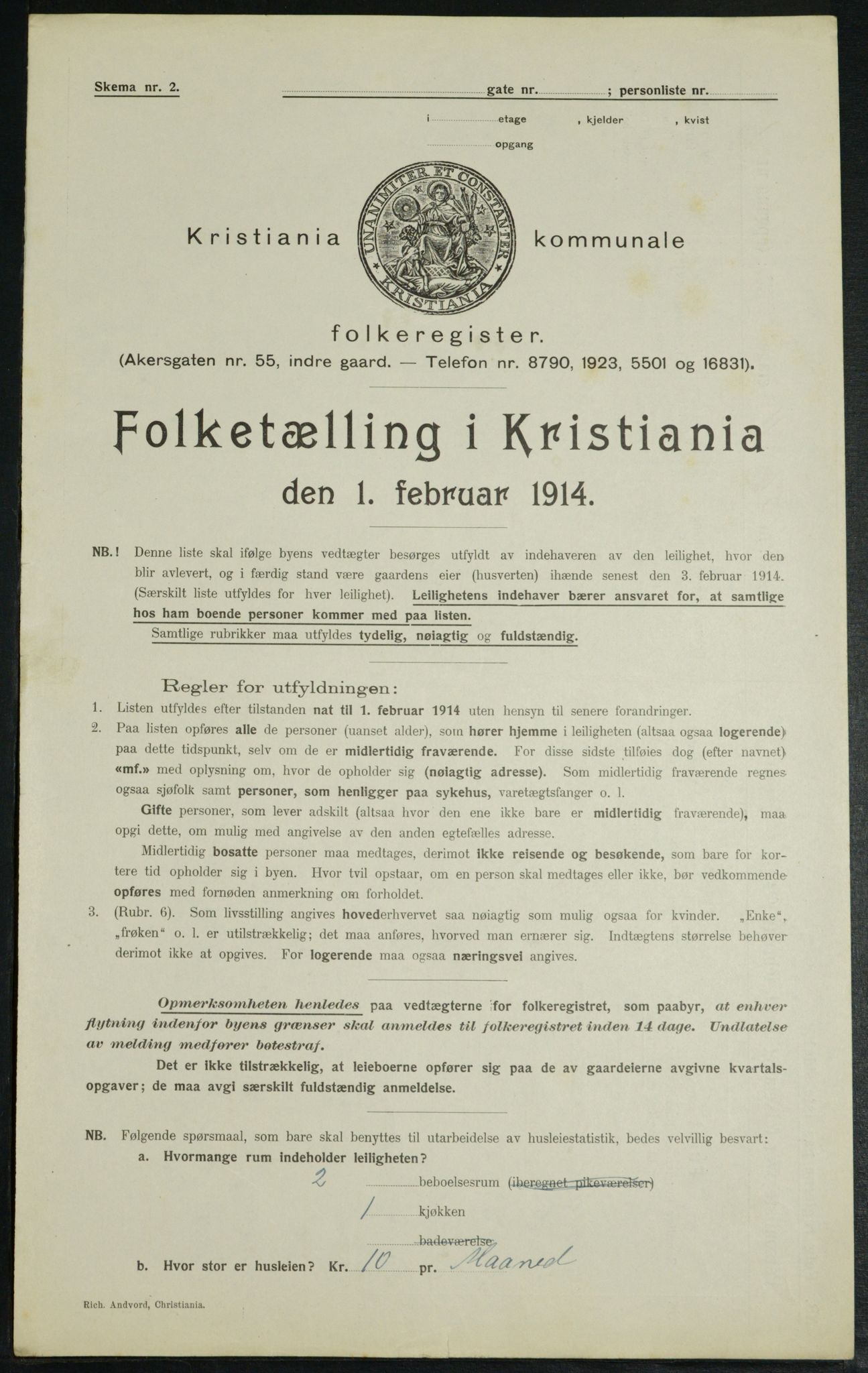 OBA, Kommunal folketelling 1.2.1914 for Kristiania, 1914, s. 22781