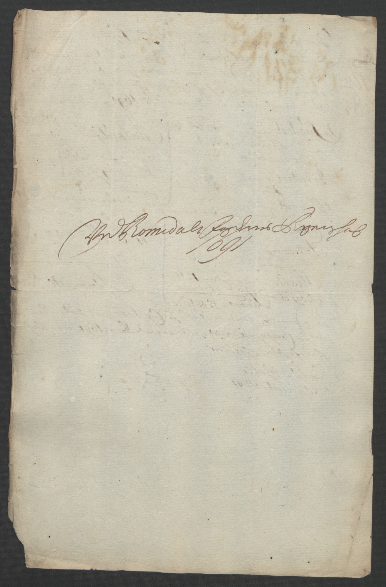 Rentekammeret inntil 1814, Reviderte regnskaper, Fogderegnskap, AV/RA-EA-4092/R55/L3649: Fogderegnskap Romsdal, 1690-1691, s. 352