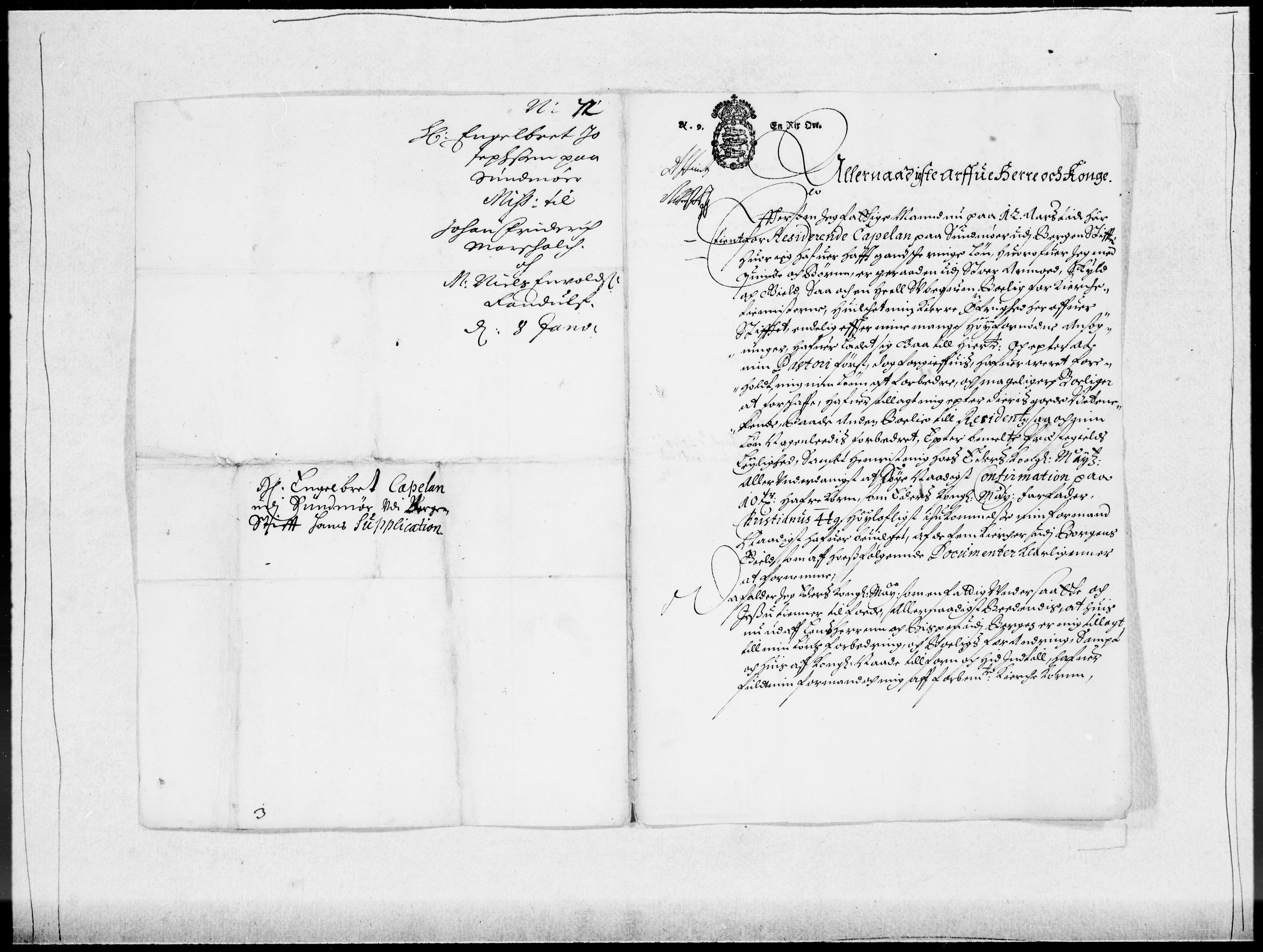 Danske Kanselli 1572-1799, AV/RA-EA-3023/F/Fc/Fcc/Fcca/L0031: Norske innlegg 1572-1799, 1671-1673, s. 124