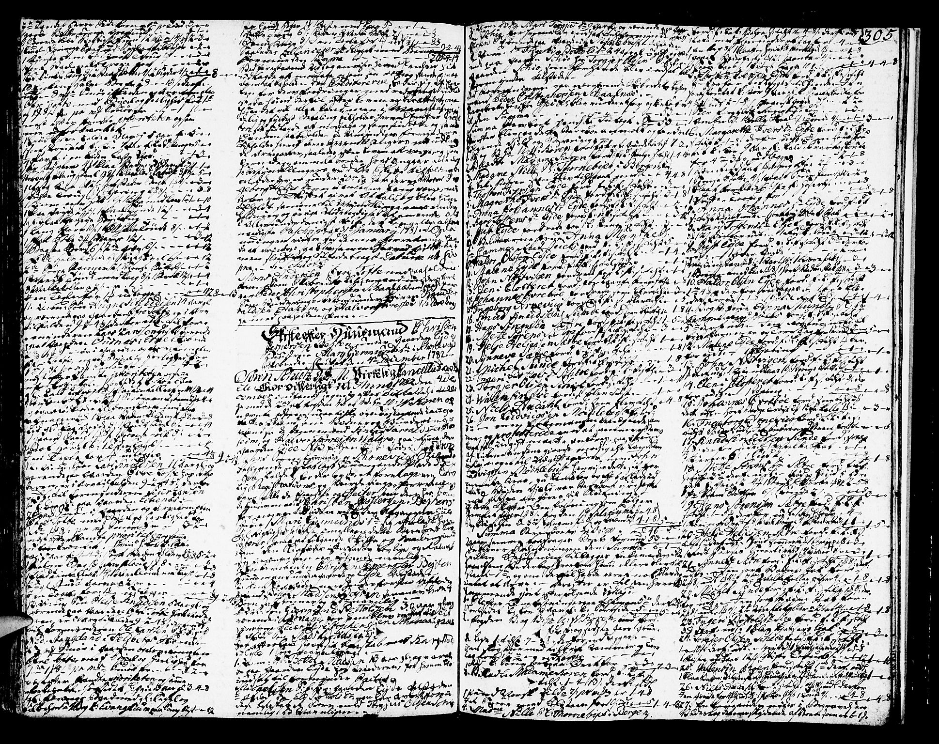 Sunnhordland sorenskrivar, SAB/A-2401/1/H/Ha/Haa/L0009: Skifteprotokollar. Register i protokoll. Fol. 639- ut, 1780-1783, s. 304b-305a