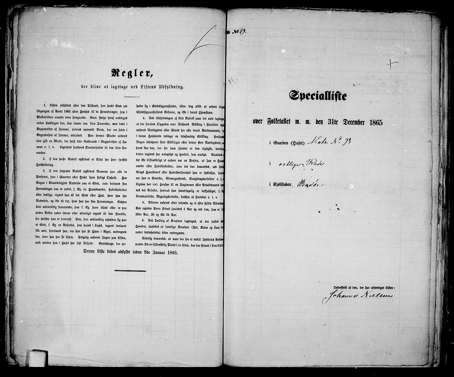 RA, Folketelling 1865 for 1804B Bodø prestegjeld, Bodø kjøpstad, 1865, s. 111