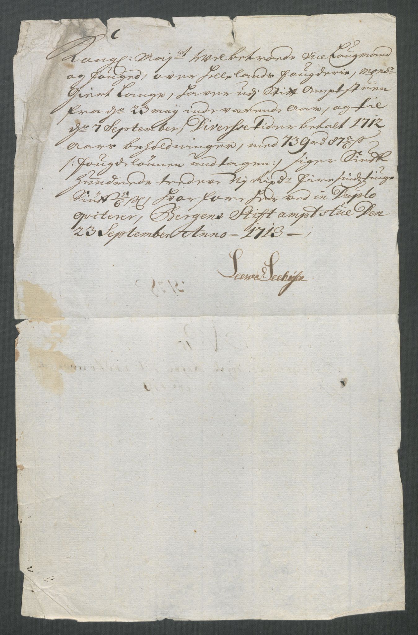 Rentekammeret inntil 1814, Reviderte regnskaper, Fogderegnskap, AV/RA-EA-4092/R65/L4512: Fogderegnskap Helgeland, 1712-1713, s. 434
