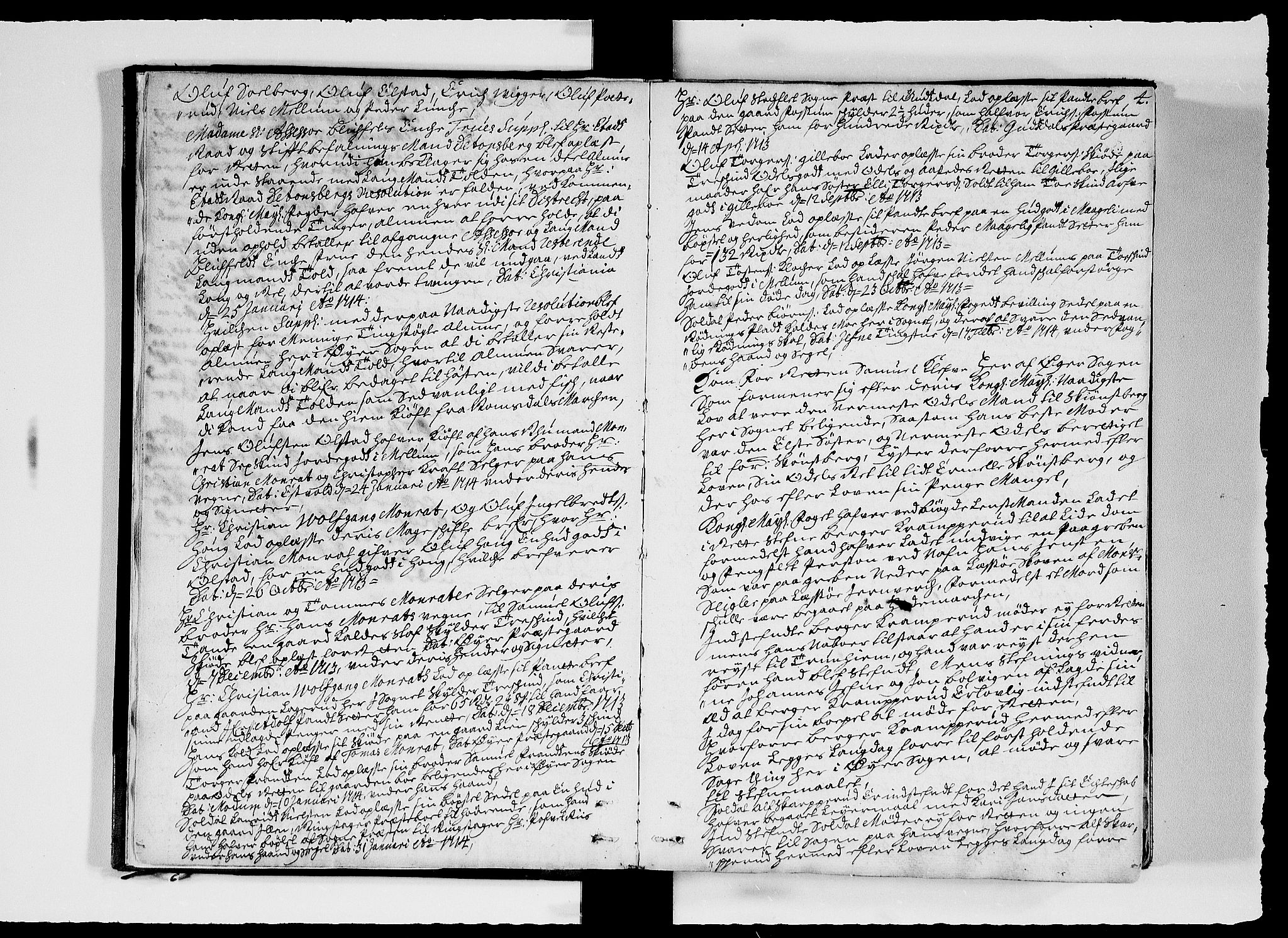 Sorenskriverier i Gudbrandsdalen, SAH/TING-036/G/Gb/Gbc/L0005: Tingbok - Nord- og Sør-Gudbrandsdal, 1714-1716, s. 3b-4a