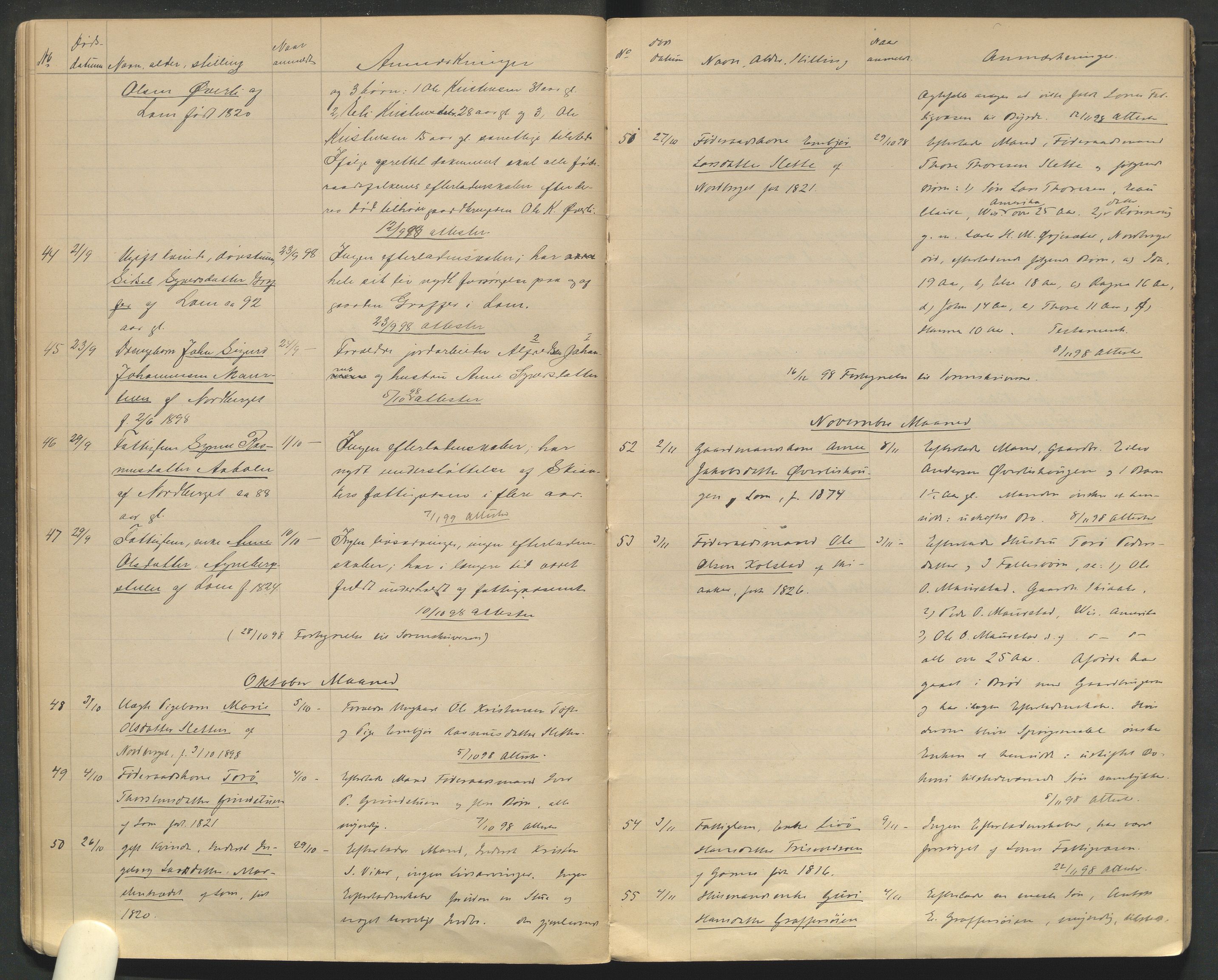 Lom lensmannskontor, AV/SAH-PGL-006/H/Ha/Haa/L0001/0002: Dødsfallsprotokoller / Dødsfallsprotokoll, 1894-1904