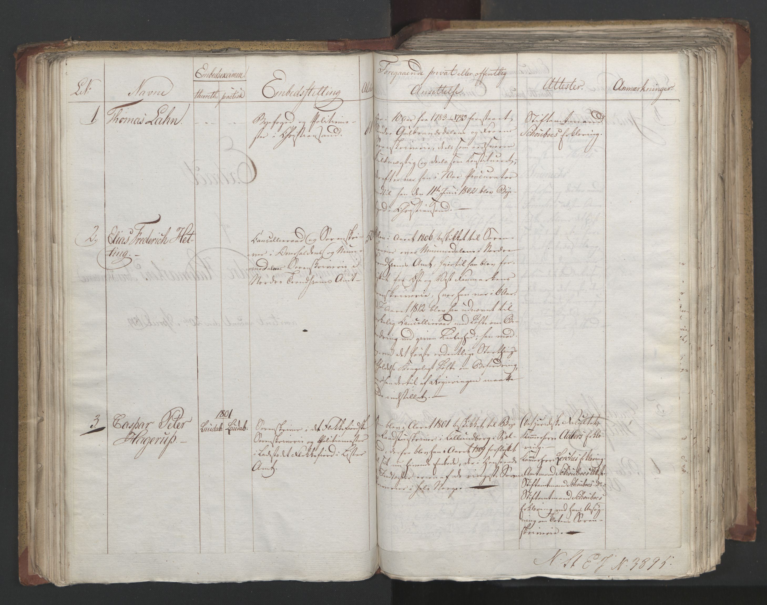 Statsrådsavdelingen i Stockholm, AV/RA-S-1003/D/Da/L0019: Regjeringsinnstillinger nr. 3856-4052, 1819, s. 87