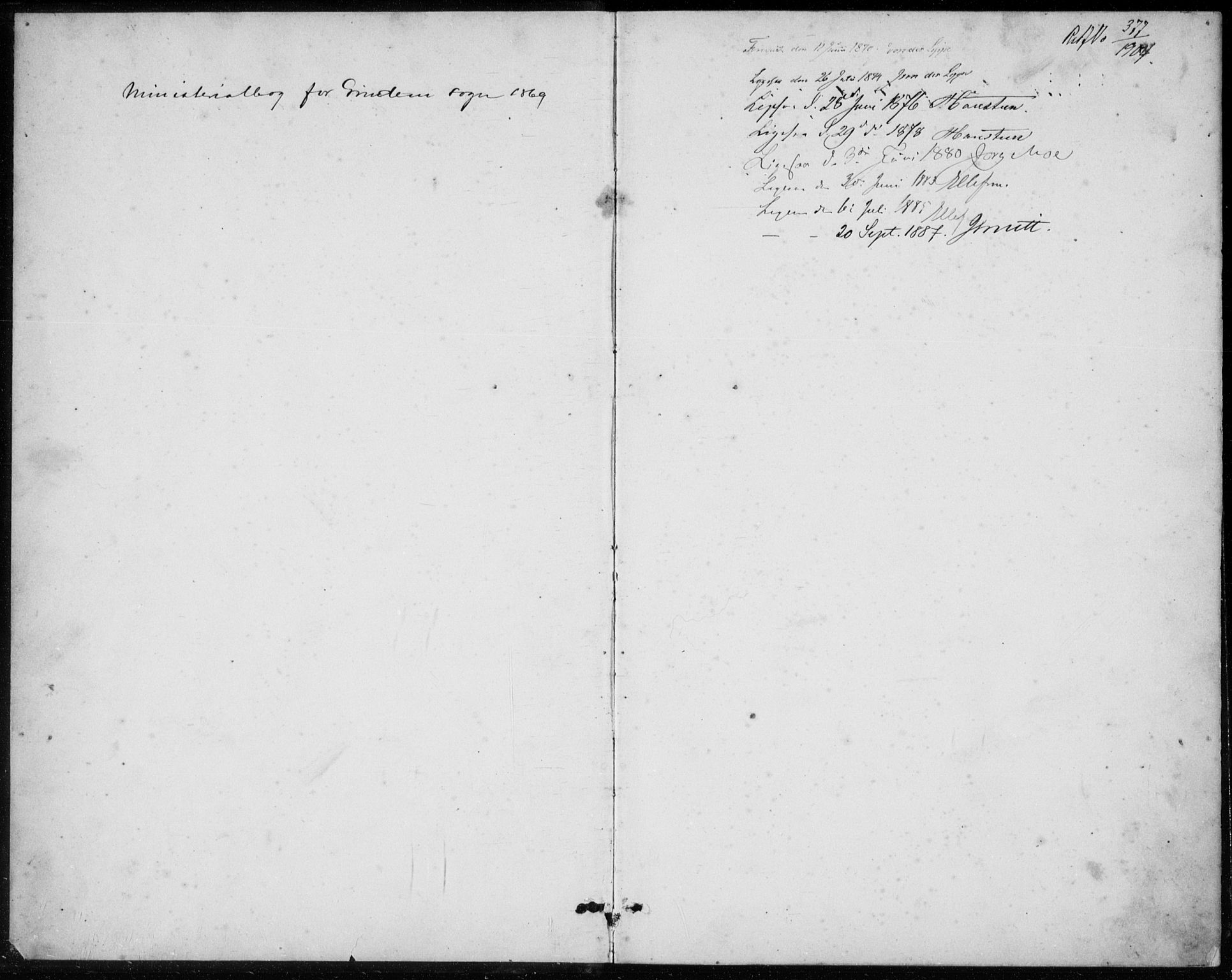 Bjelland sokneprestkontor, SAK/1111-0005/F/Fb/Fbc/L0002: Klokkerbok nr. B 2, 1867-1887, s. 1