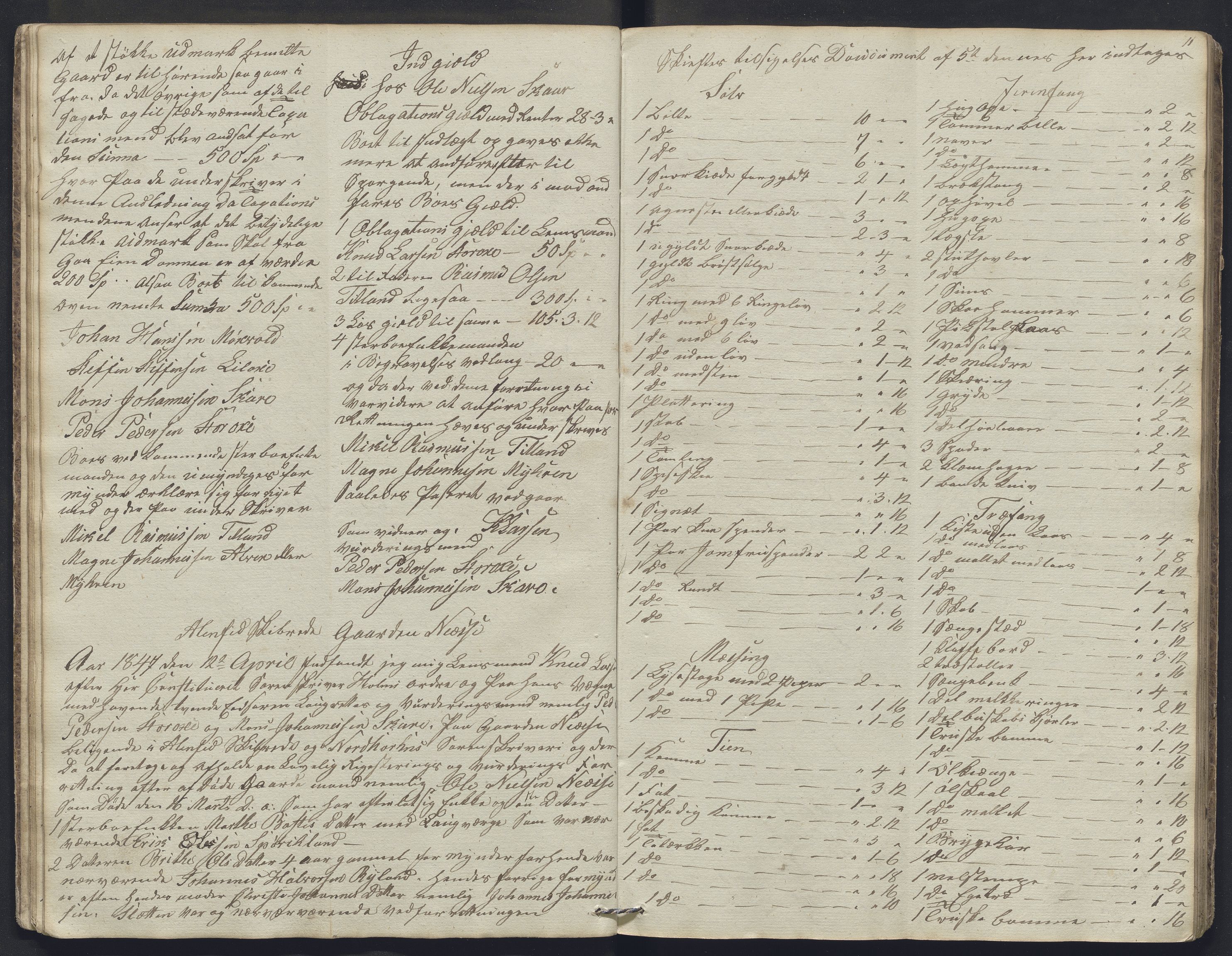 Nordhordland sorenskrivar, SAB/A-2901/1/H/Hb/L0003: Registreringsprotokollar, 1846-1852, s. 11