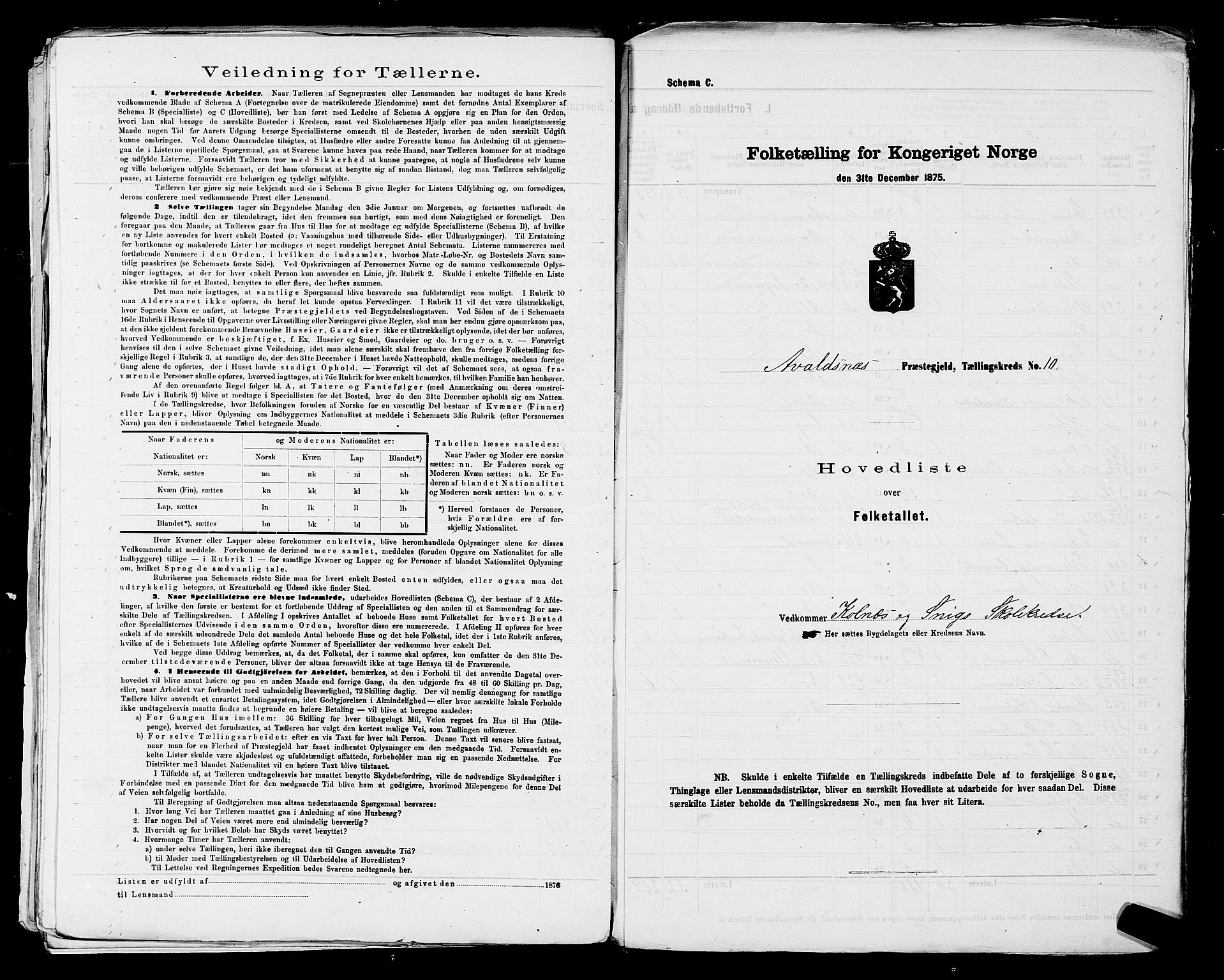 SAST, Folketelling 1875 for 1147L Avaldsnes prestegjeld, Avaldsnes sokn og Kopervik landsokn, 1875, s. 37