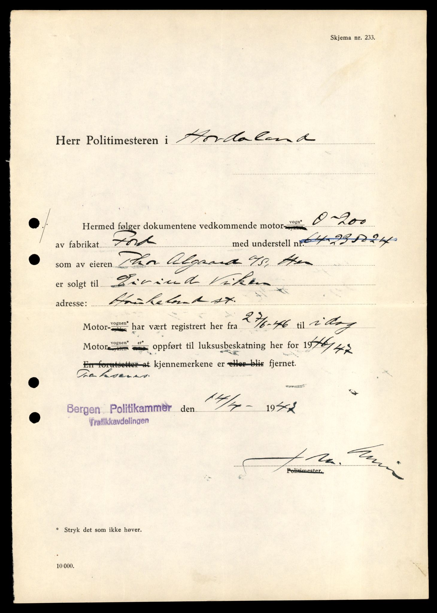 Møre og Romsdal vegkontor - Ålesund trafikkstasjon, AV/SAT-A-4099/F/Fe/L0044: Registreringskort for kjøretøy T 14205 - T 14319, 1927-1998, s. 1428
