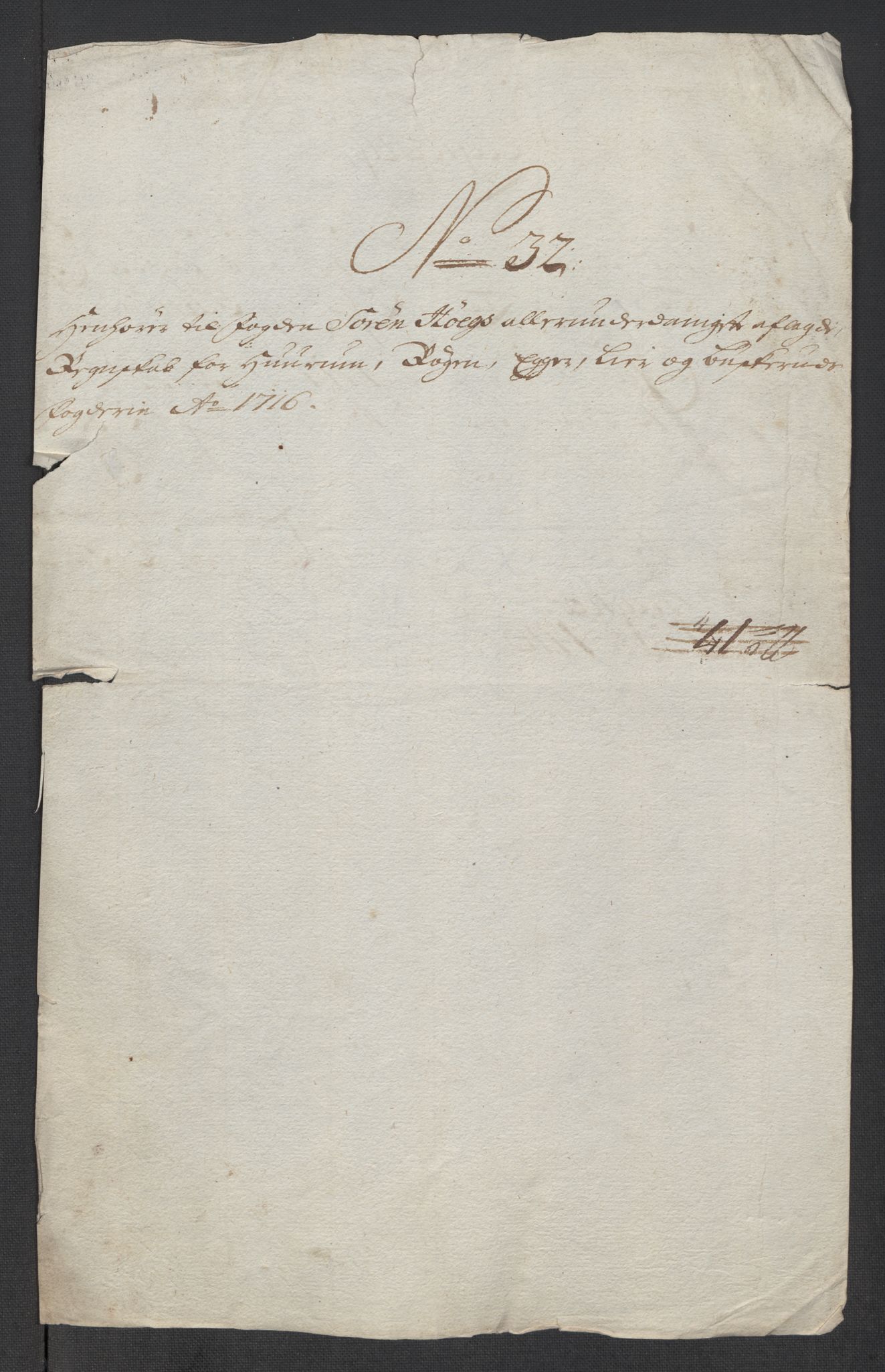 Rentekammeret inntil 1814, Reviderte regnskaper, Fogderegnskap, AV/RA-EA-4092/R31/L1710: Fogderegnskap Hurum, Røyken, Eiker, Lier og Buskerud, 1715-1716, s. 465