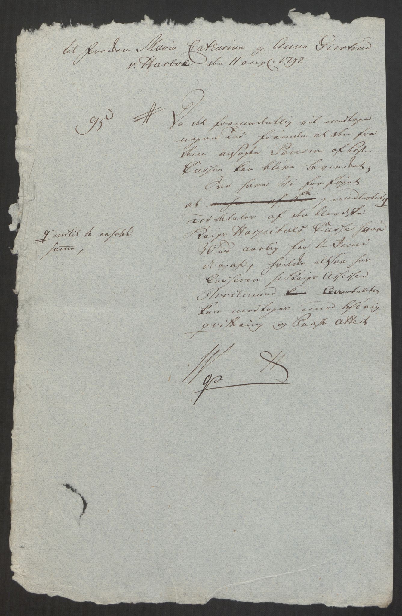 Forsvaret, Den norske kvesthuskasse/krigshospitalkasse, AV/RA-RAFA-1887/F/Fa/L0008: Konsepter, 1790-1793, s. 905
