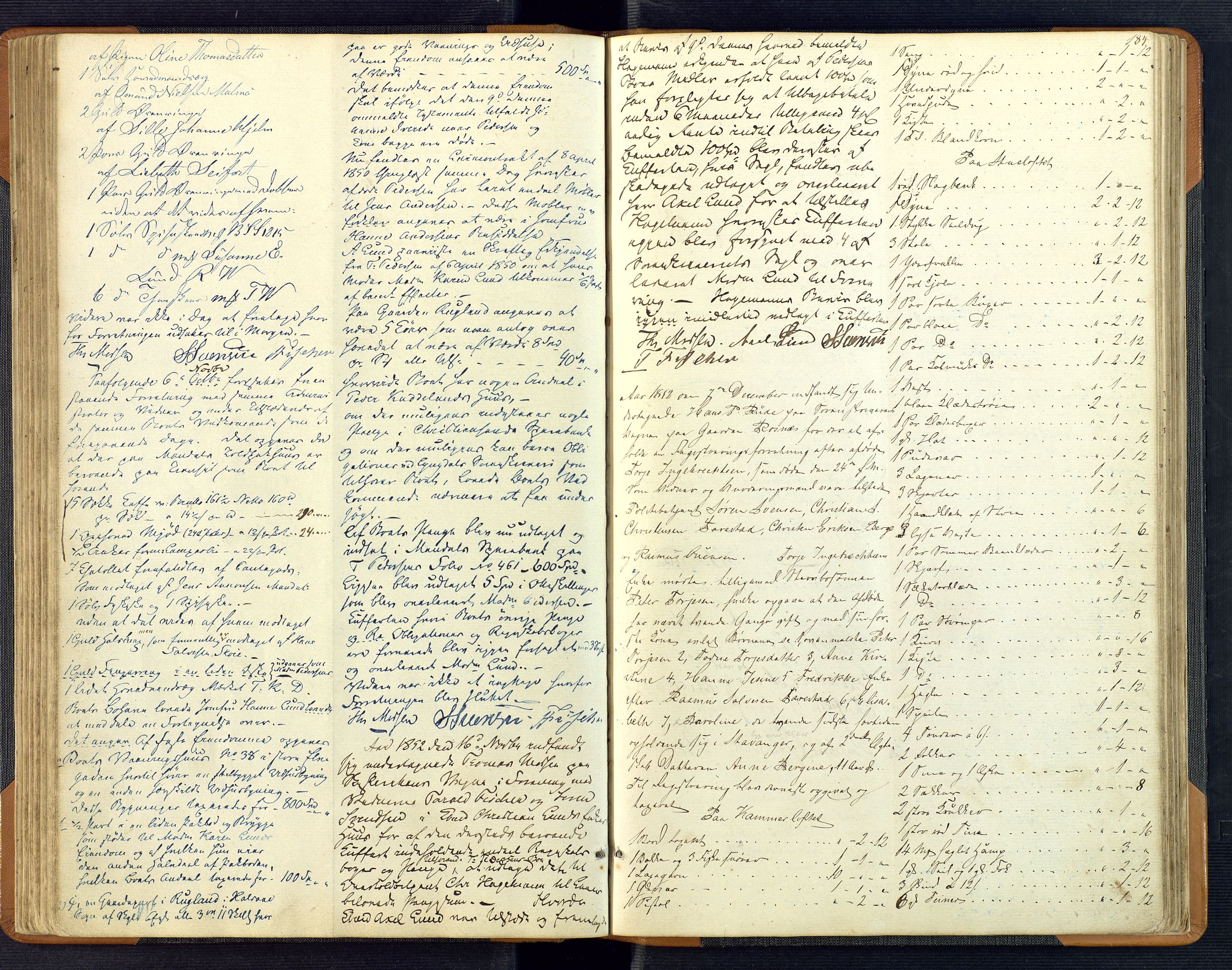 Mandal sorenskriveri, AV/SAK-1221-0005/001/H/Hc/L0045: Skifteregistreringsprotokoll nr 1, 1840-1856, s. 84