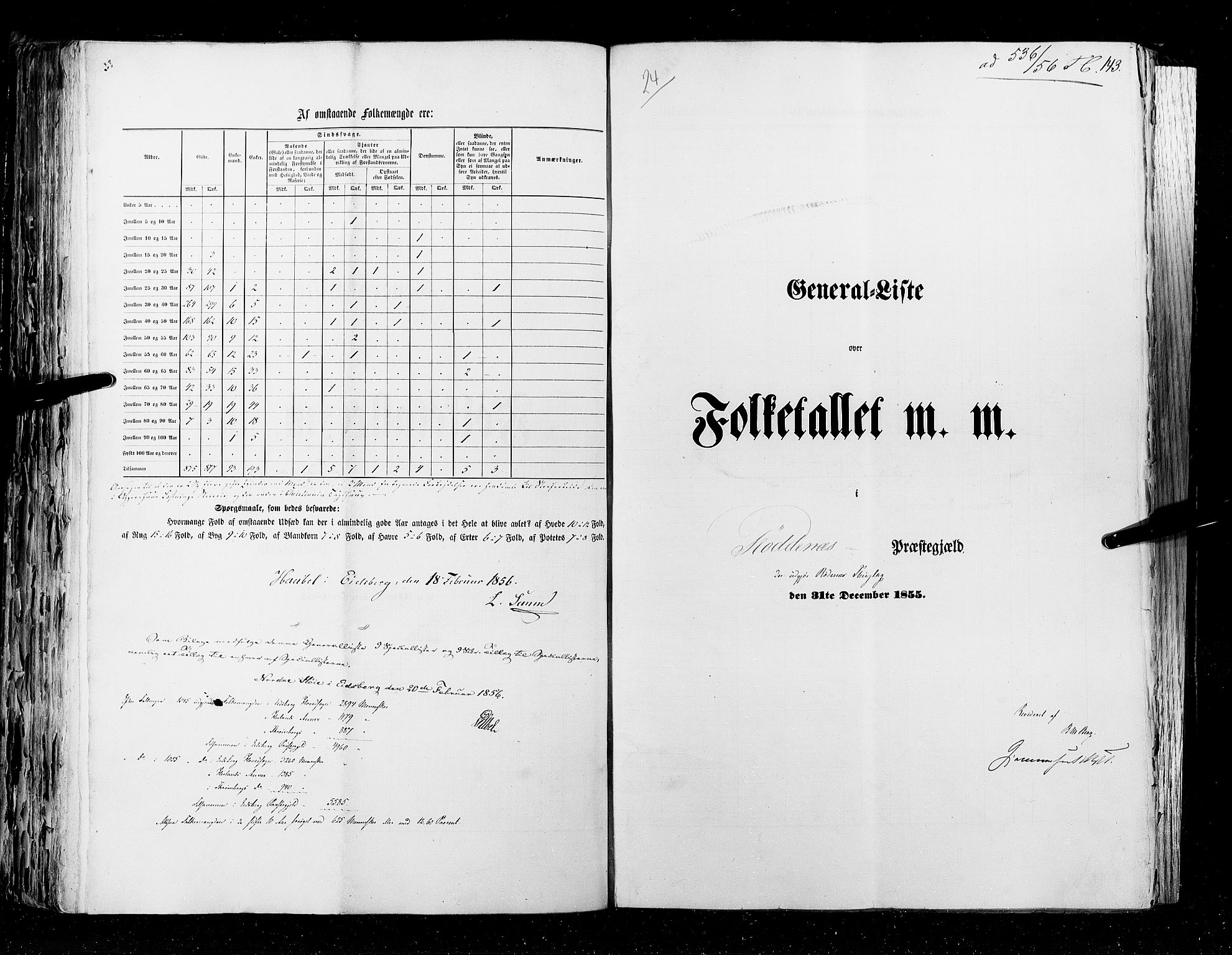 RA, Folketellingen 1855, bind 1: Akershus amt, Smålenenes amt og Hedemarken amt, 1855, s. 143