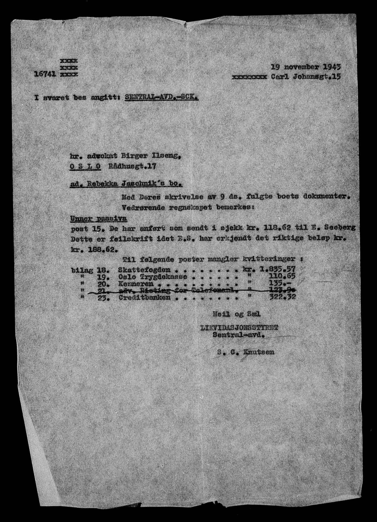 Justisdepartementet, Tilbakeføringskontoret for inndratte formuer, AV/RA-S-1564/H/Hc/Hcc/L0947: --, 1945-1947, s. 420