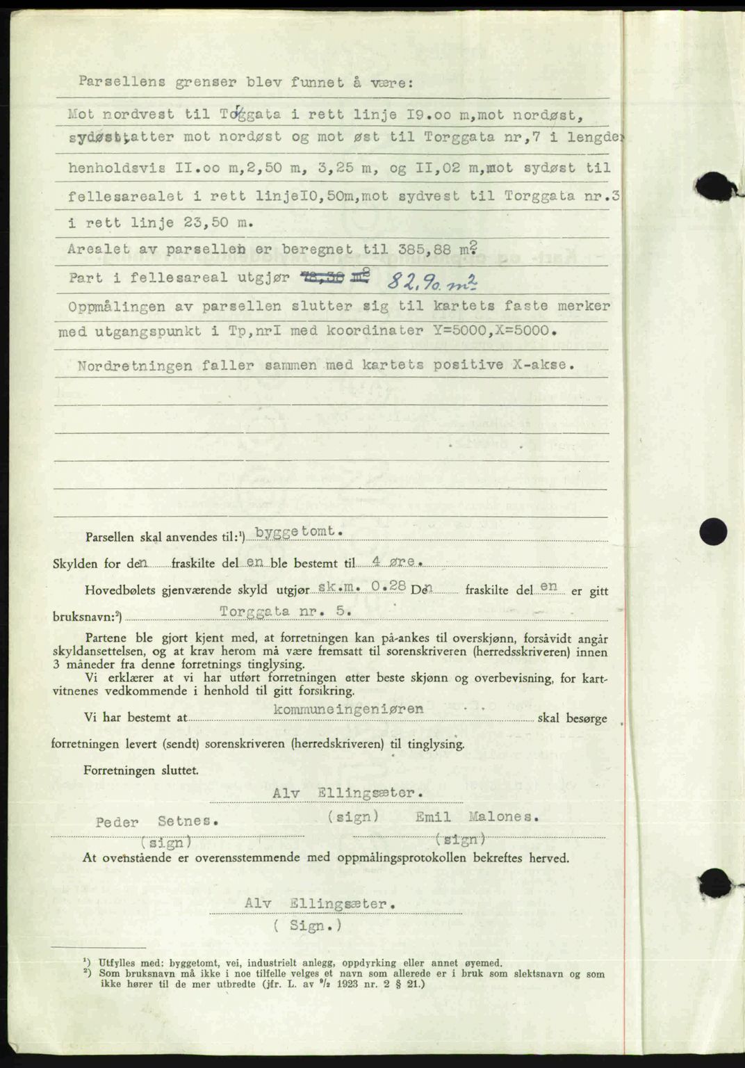 Romsdal sorenskriveri, AV/SAT-A-4149/1/2/2C: Pantebok nr. A24, 1947-1947, Dagboknr: 3270/1947