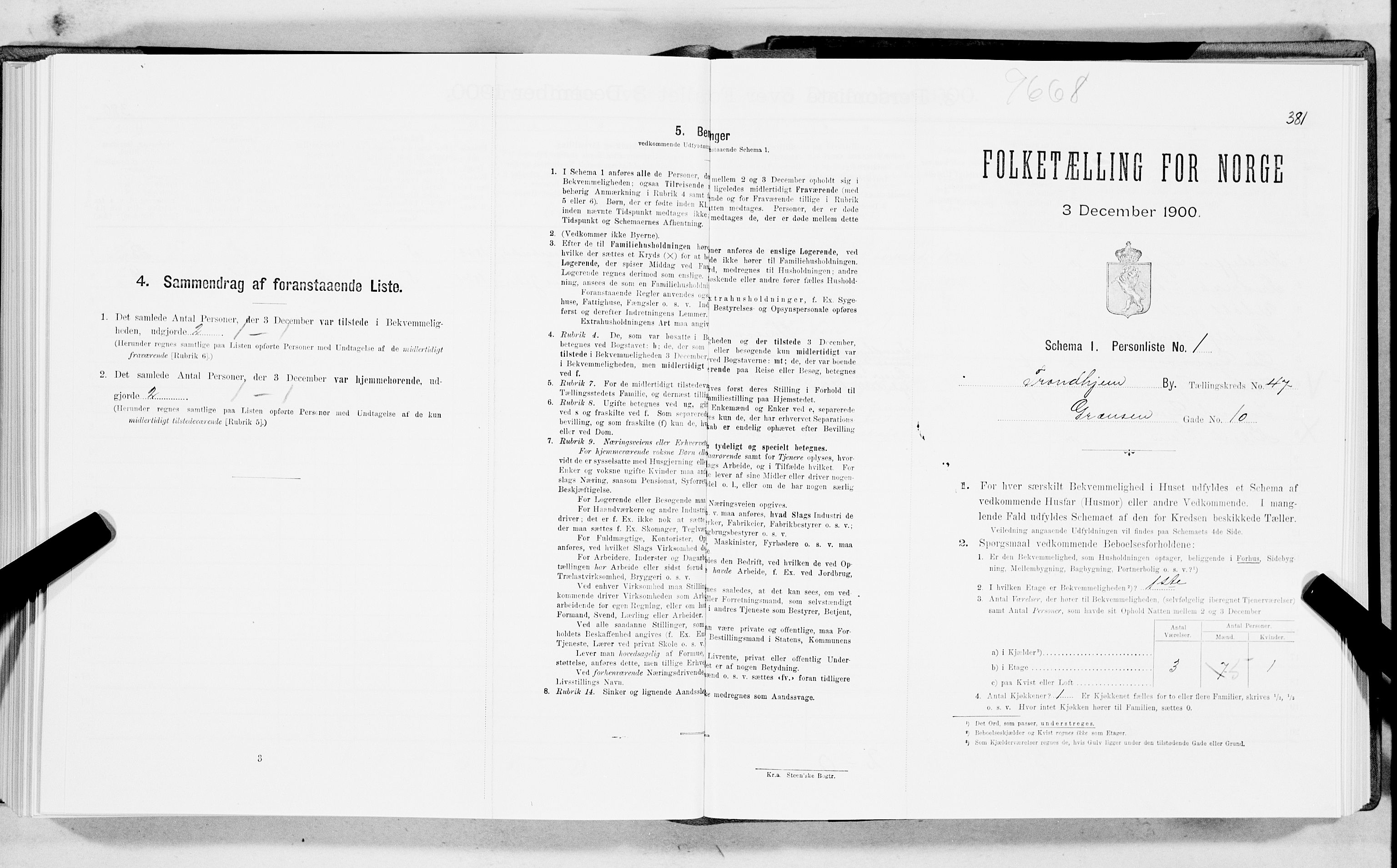 SAT, Folketelling 1900 for 1601 Trondheim kjøpstad, 1900, s. 7684