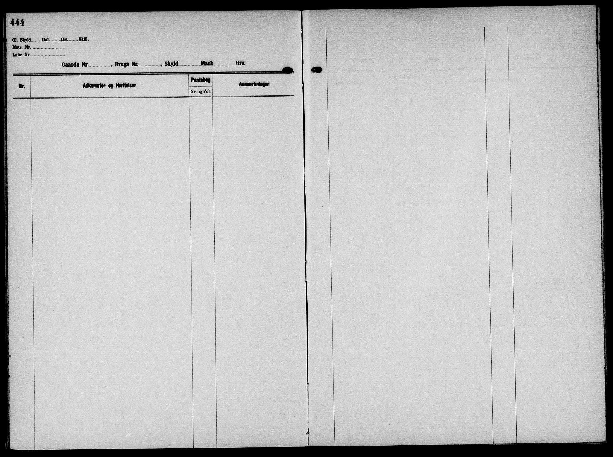 Solør tingrett, AV/SAH-TING-008/H/Ha/Hak/L0005: Panteregister nr. V, 1900-1935, s. 444