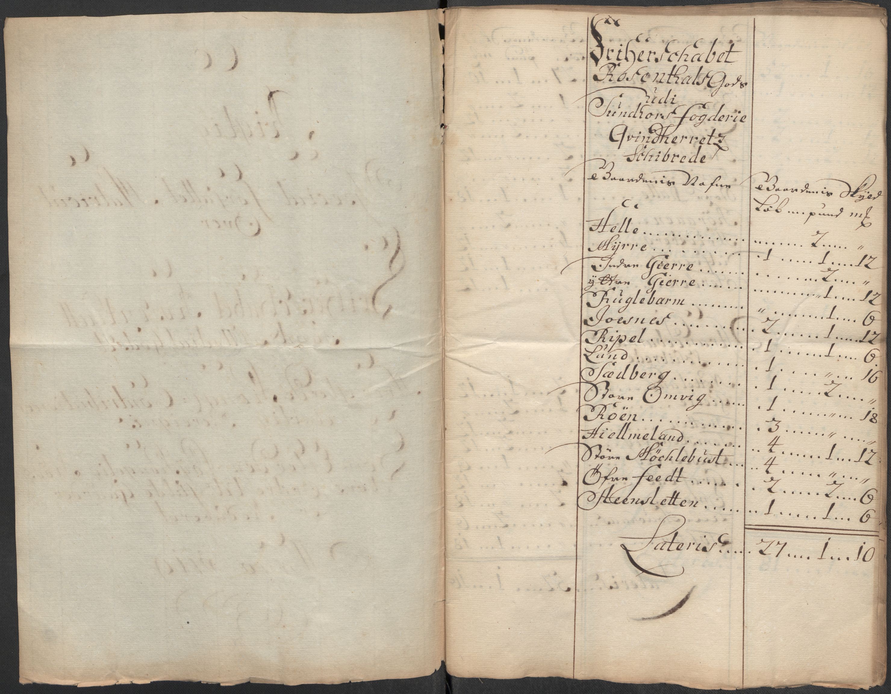 Rentekammeret inntil 1814, Reviderte regnskaper, Fogderegnskap, AV/RA-EA-4092/R49/L3140: Fogderegnskap Rosendal Baroni, 1718-1720, s. 112