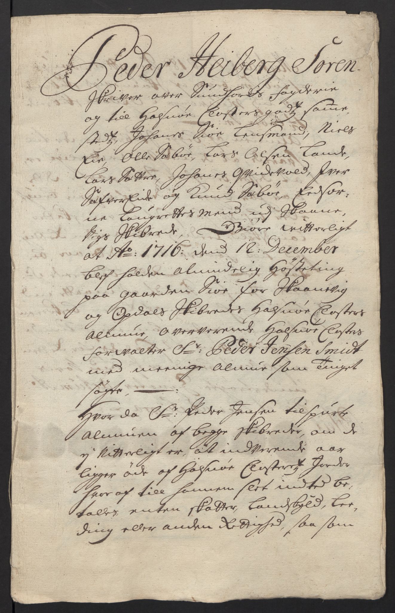 Rentekammeret inntil 1814, Reviderte regnskaper, Fogderegnskap, AV/RA-EA-4092/R48/L2992: Fogderegnskap Sunnhordland og Hardanger, 1716, s. 261