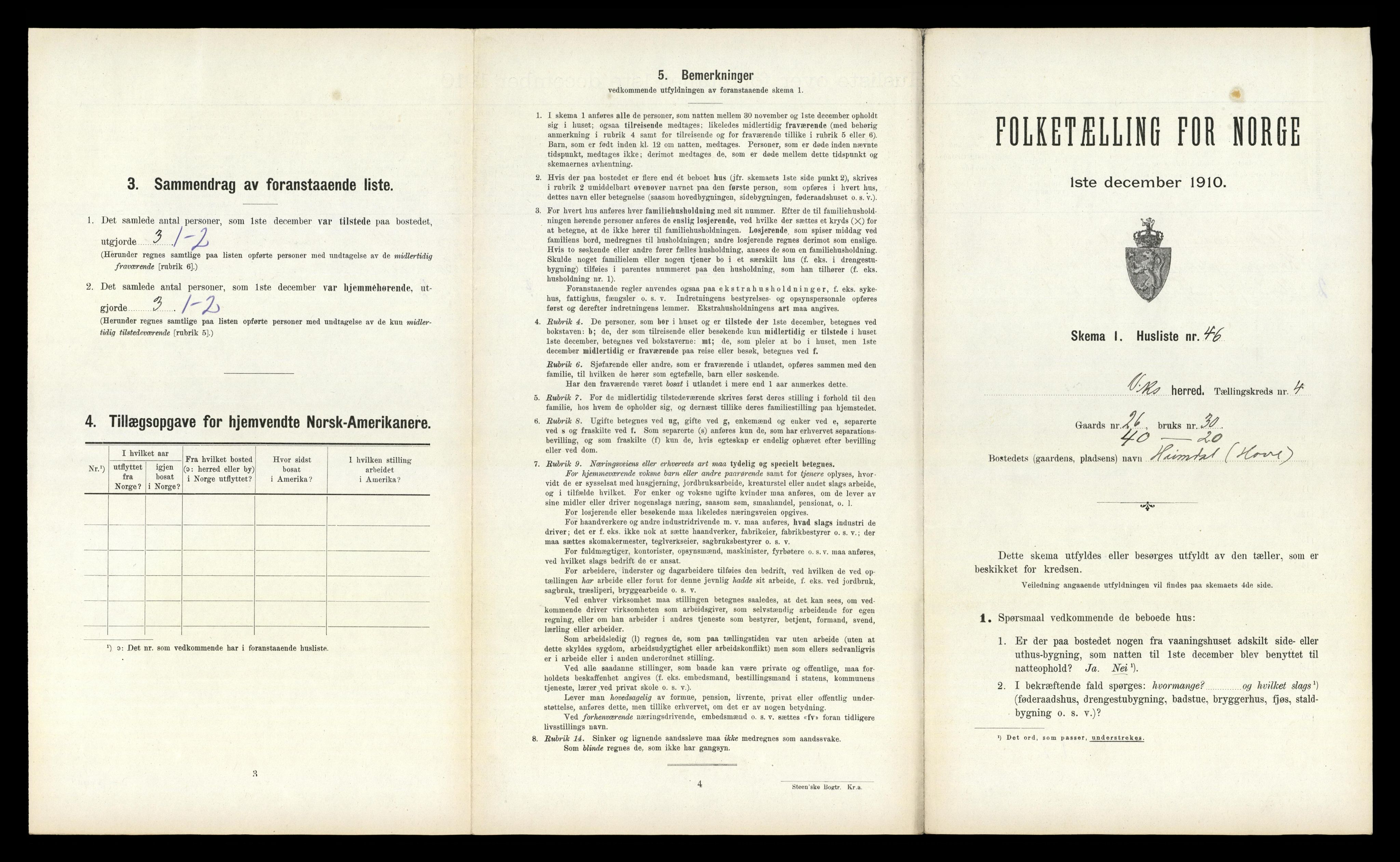 RA, Folketelling 1910 for 1417 Vik herred, 1910, s. 419