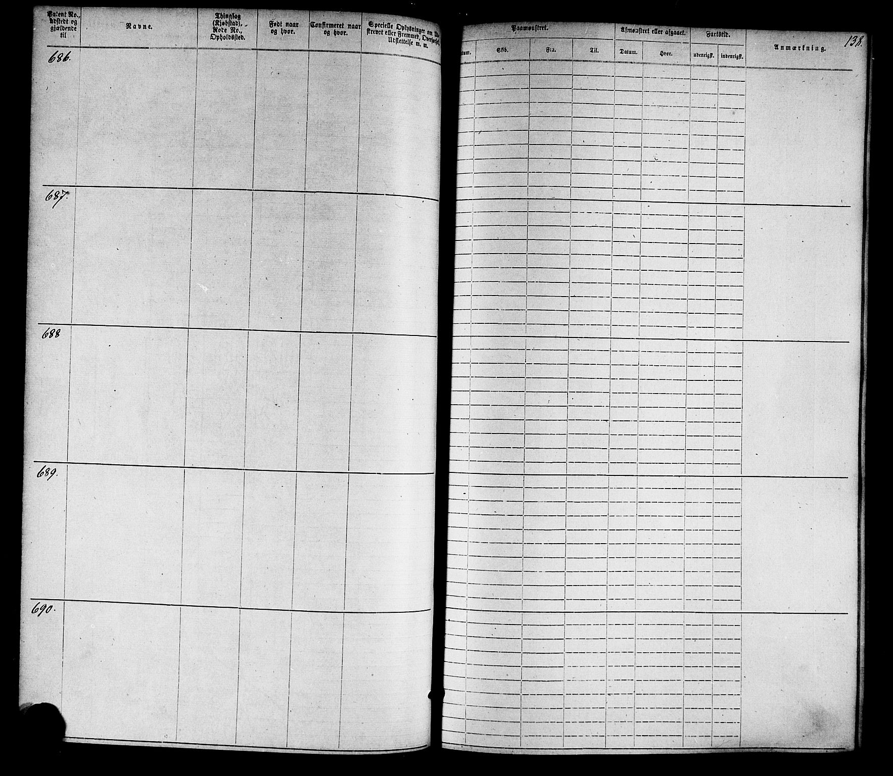 Farsund mønstringskrets, SAK/2031-0017/F/Fa/L0005: Annotasjonsrulle nr 1-1910 med register, Z-2, 1869-1877, s. 166