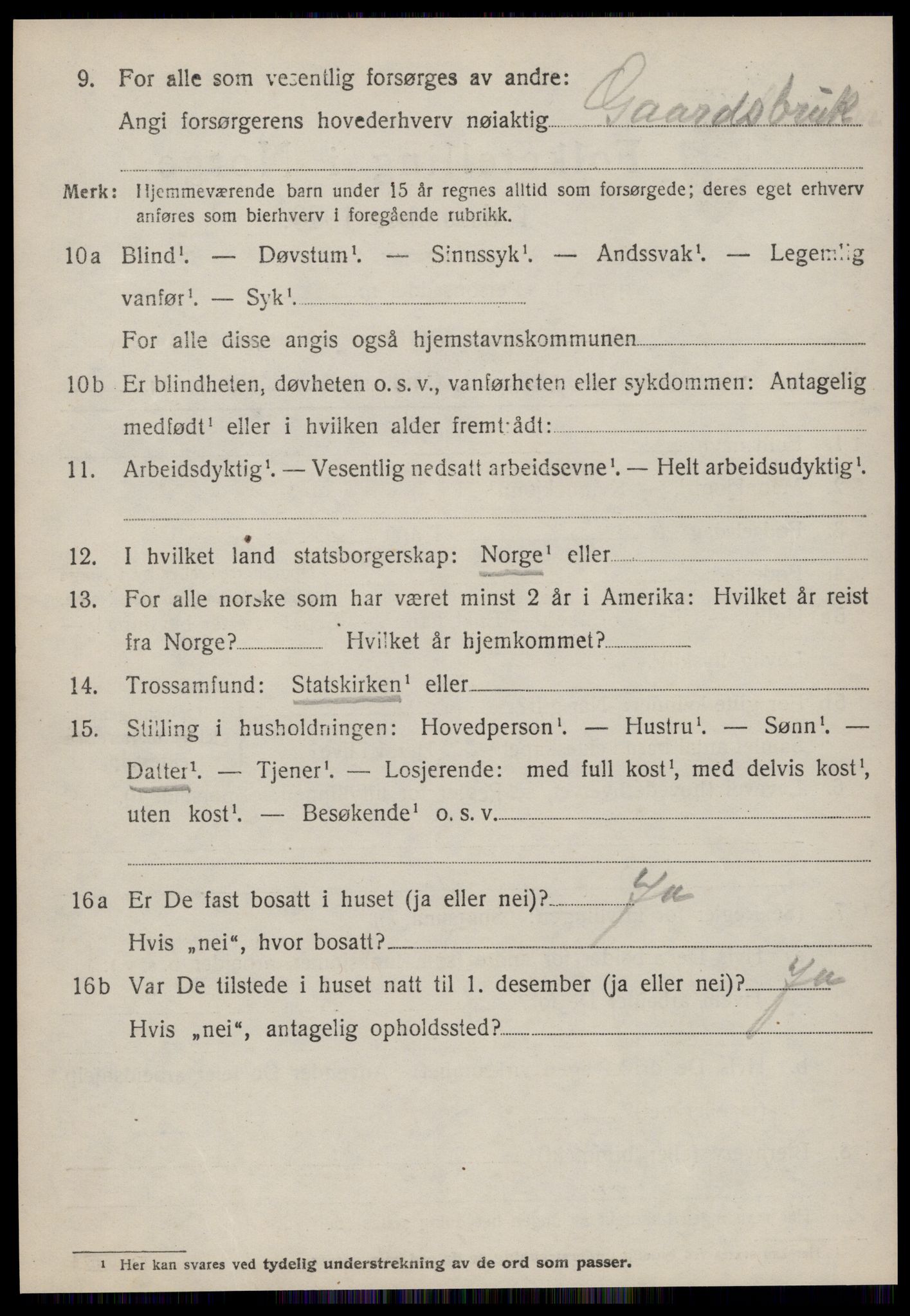 SAT, Folketelling 1920 for 1530 Vatne herred, 1920, s. 1849