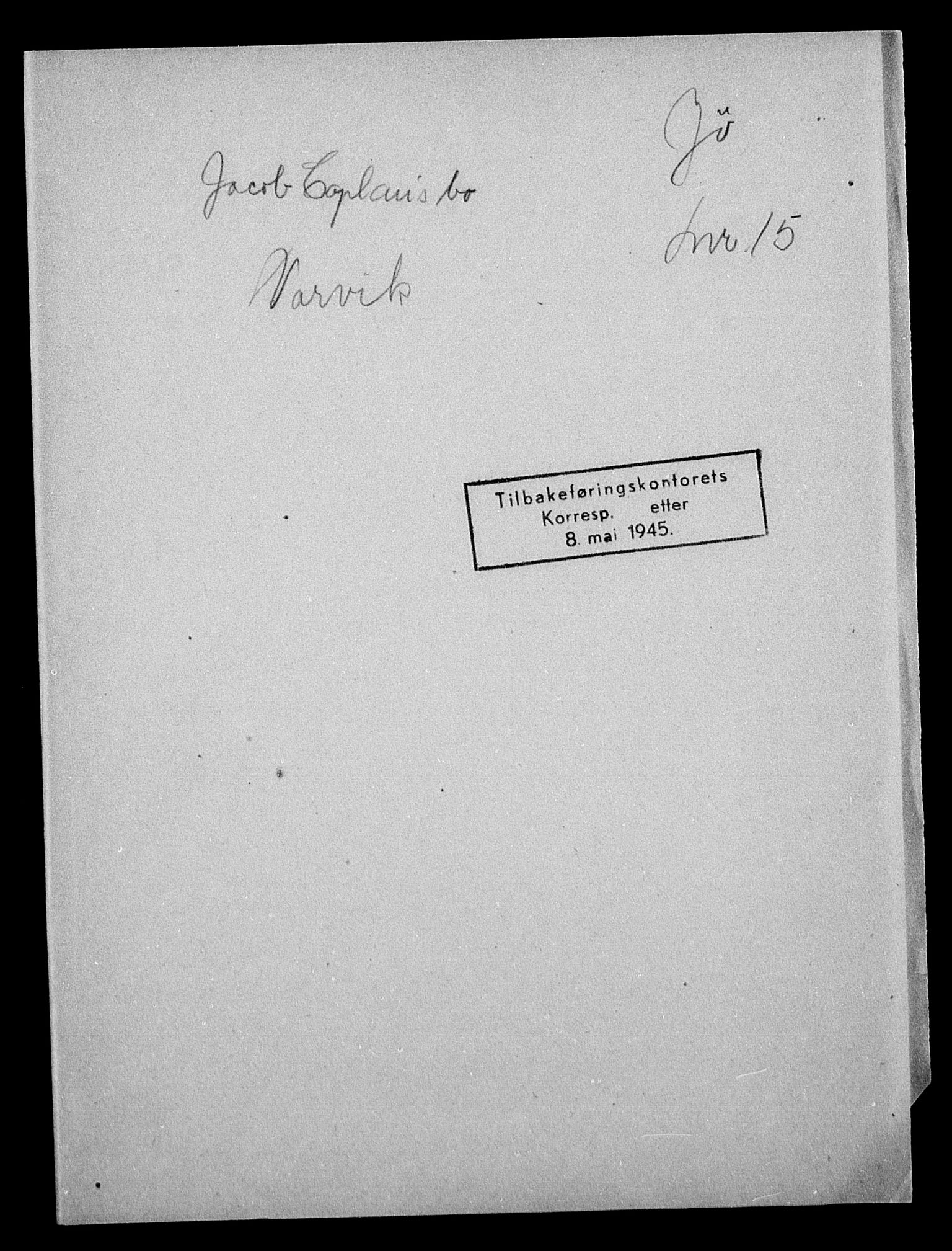 Justisdepartementet, Tilbakeføringskontoret for inndratte formuer, AV/RA-S-1564/H/Hc/Hcb/L0911: --, 1945-1947, s. 415