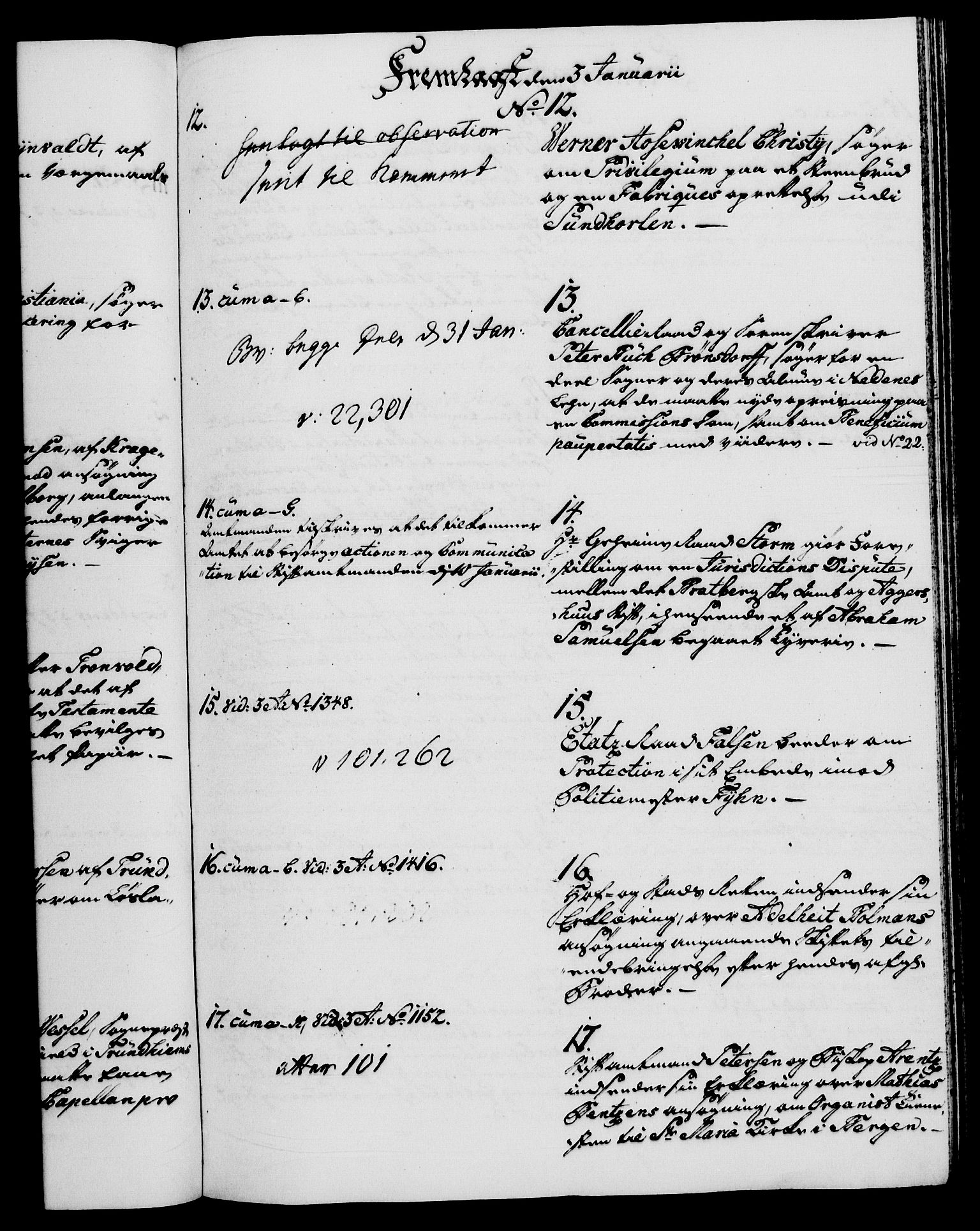 Danske Kanselli 1572-1799, AV/RA-EA-3023/I/Ia/L0002: 3. departements journal, 1772