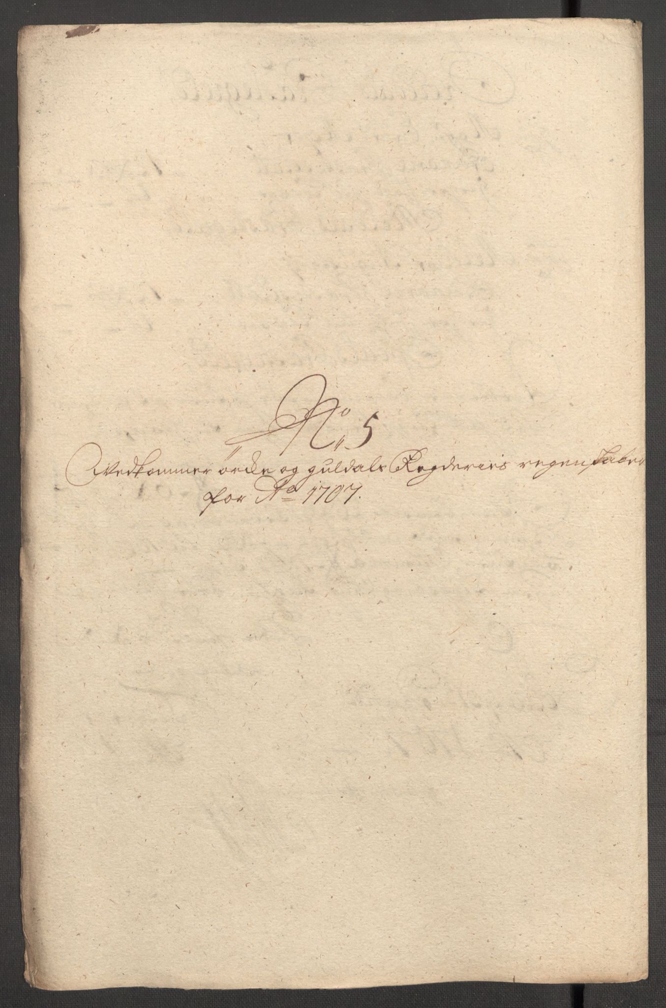 Rentekammeret inntil 1814, Reviderte regnskaper, Fogderegnskap, RA/EA-4092/R60/L3957: Fogderegnskap Orkdal og Gauldal, 1707, s. 200