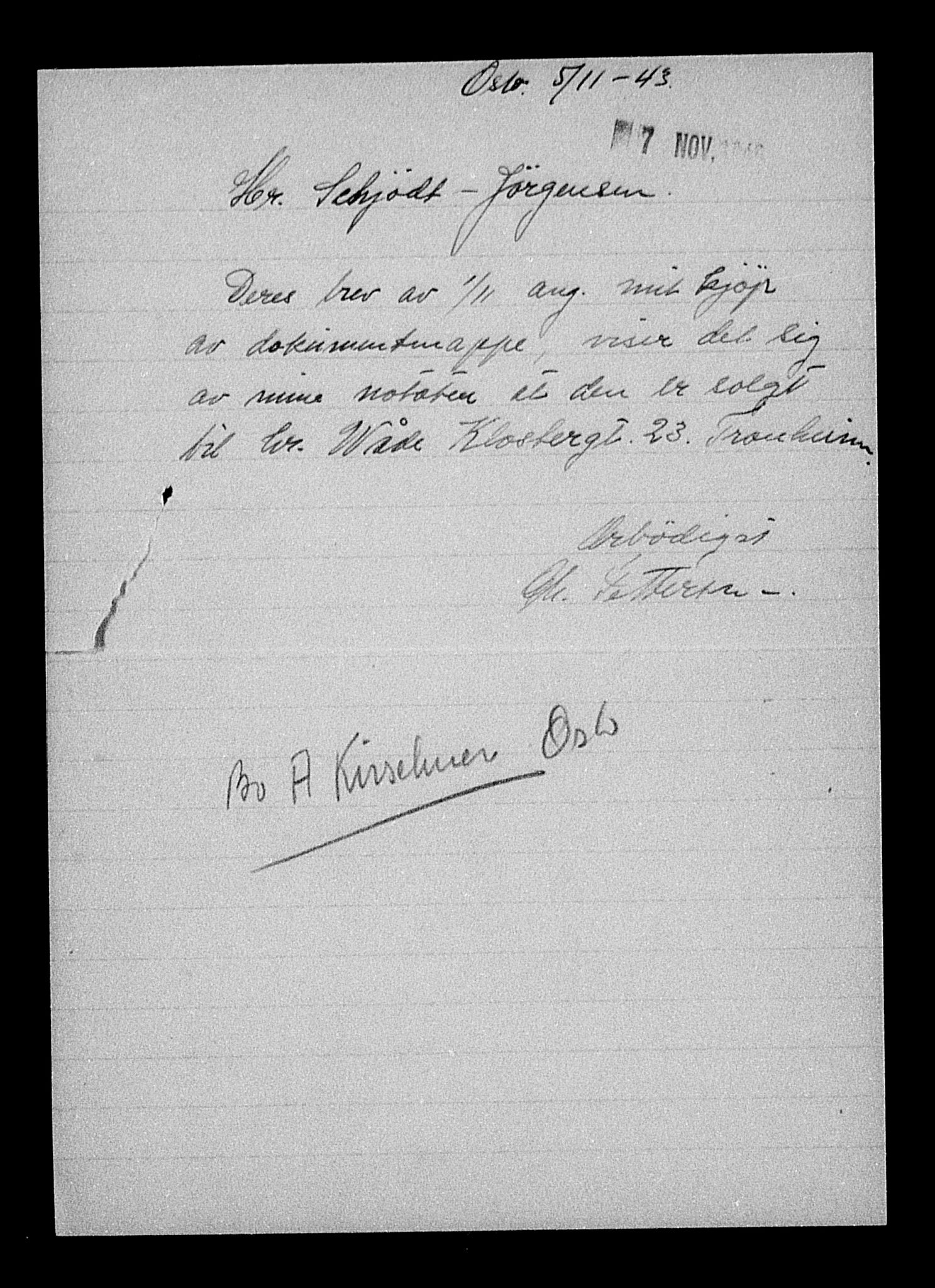 Justisdepartementet, Tilbakeføringskontoret for inndratte formuer, AV/RA-S-1564/H/Hc/Hcc/L0951: --, 1945-1947, s. 377