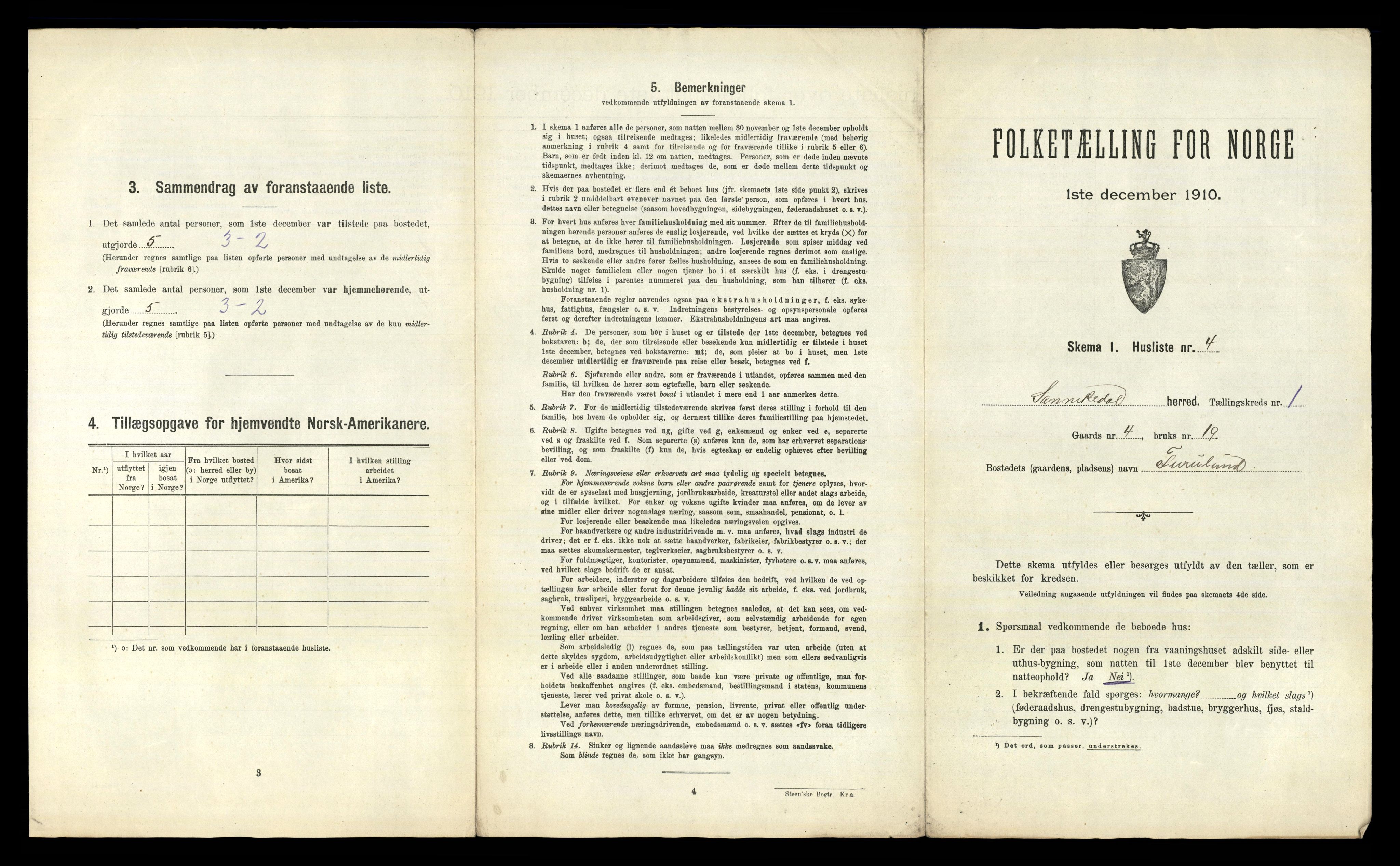 RA, Folketelling 1910 for 0816 Sannidal herred, 1910, s. 40