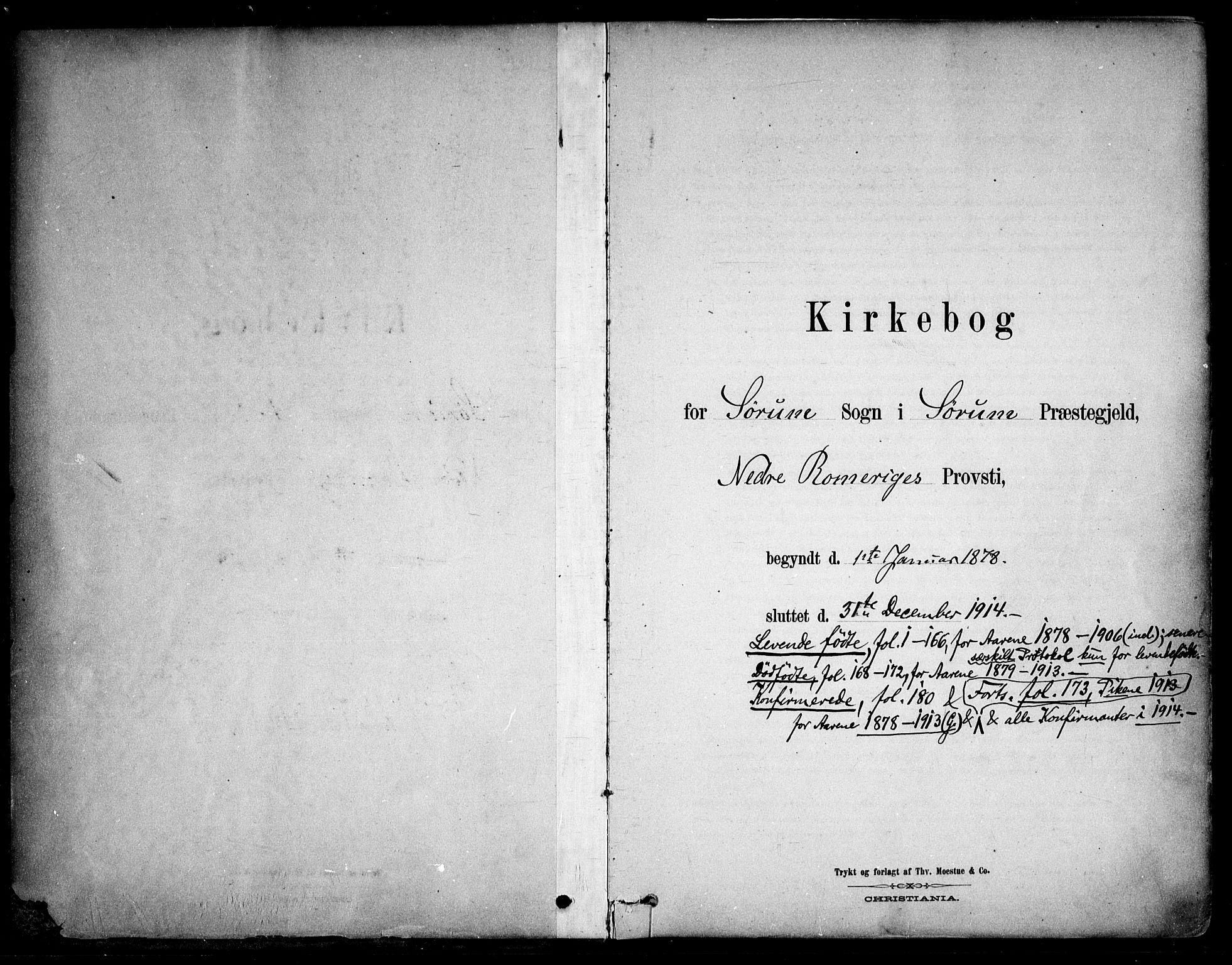 Sørum prestekontor Kirkebøker, AV/SAO-A-10303/F/Fa/L0007: Ministerialbok nr. I 7, 1878-1914