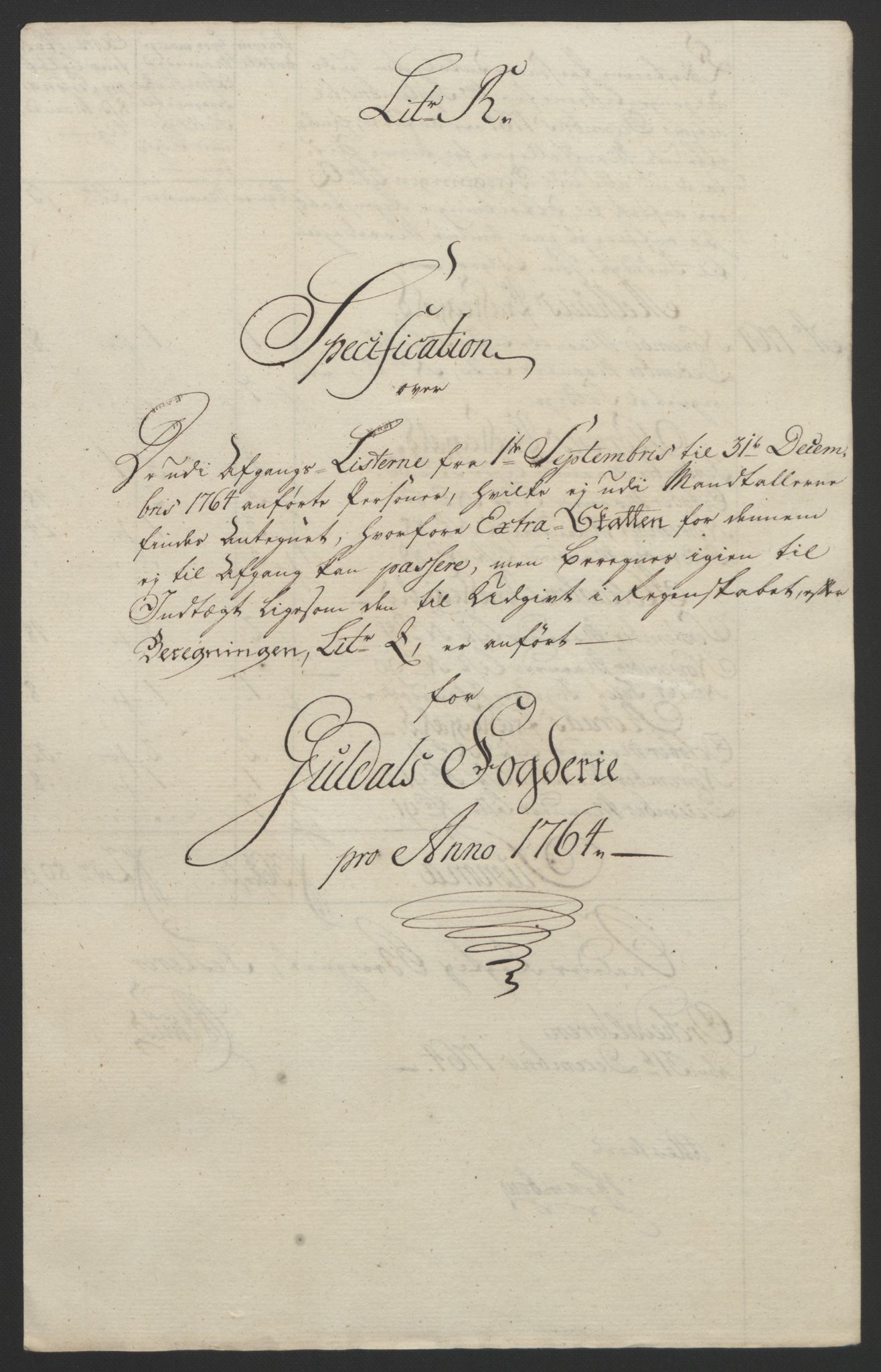 Rentekammeret inntil 1814, Reviderte regnskaper, Fogderegnskap, AV/RA-EA-4092/R60/L4094: Ekstraskatten Orkdal og Gauldal, 1762-1765, s. 193