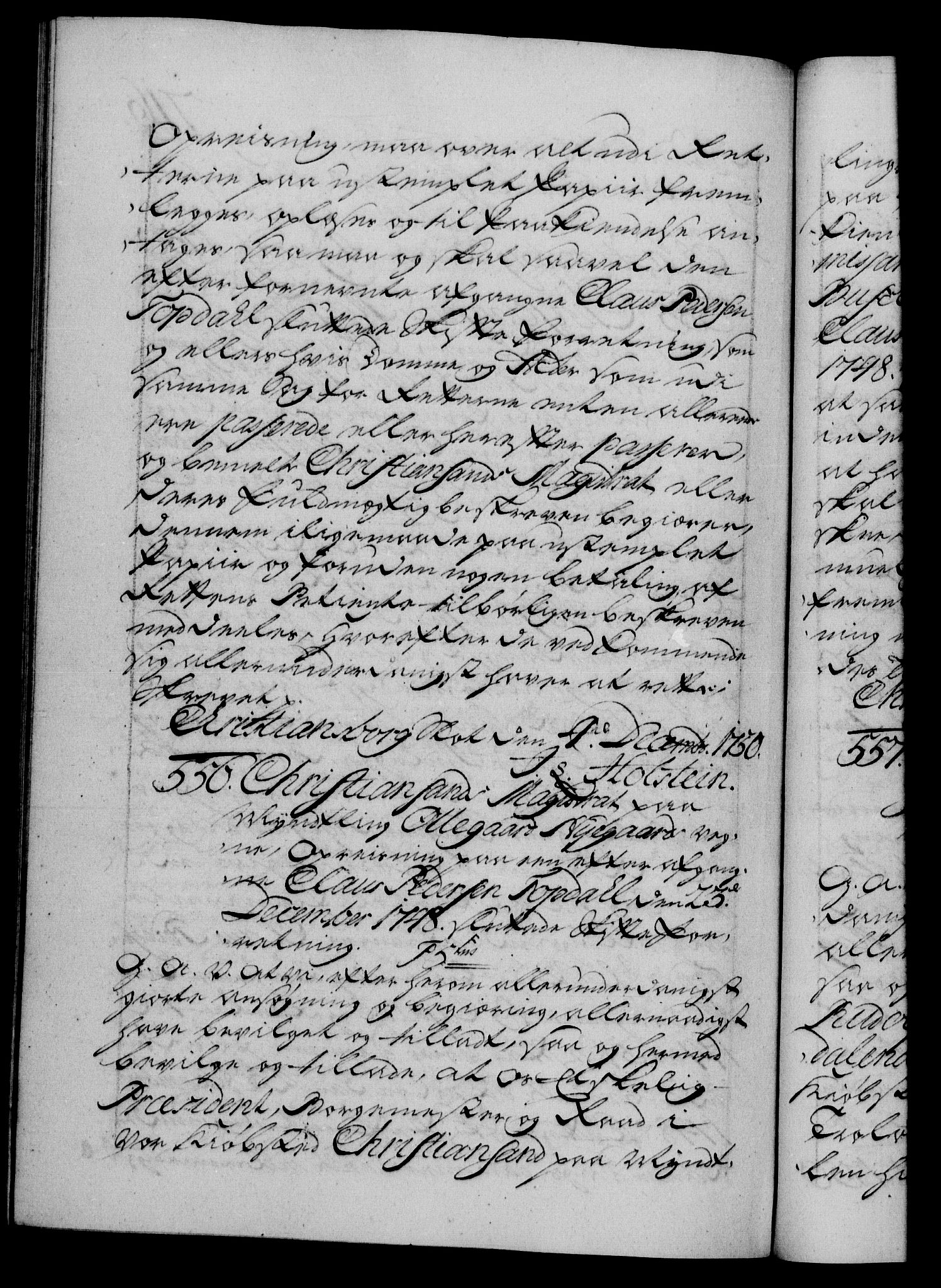 Danske Kanselli 1572-1799, RA/EA-3023/F/Fc/Fca/Fcaa/L0036: Norske registre, 1749-1750, s. 716b