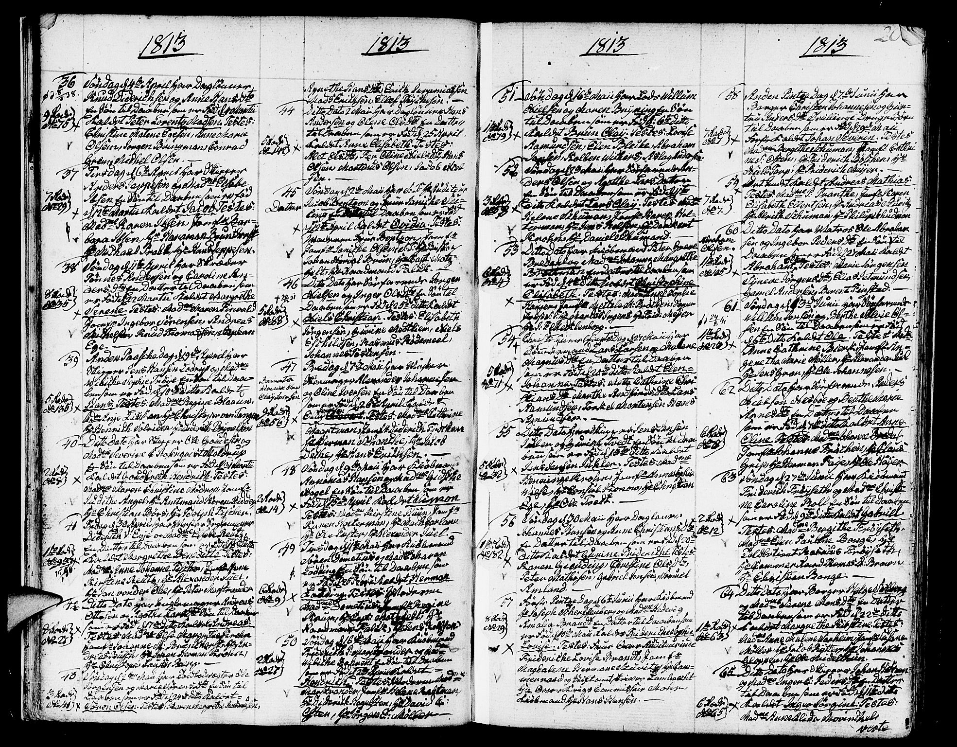 Nykirken Sokneprestembete, AV/SAB-A-77101/H/Haa/L0006: Ministerialbok nr. A 6, 1808-1820, s. 20